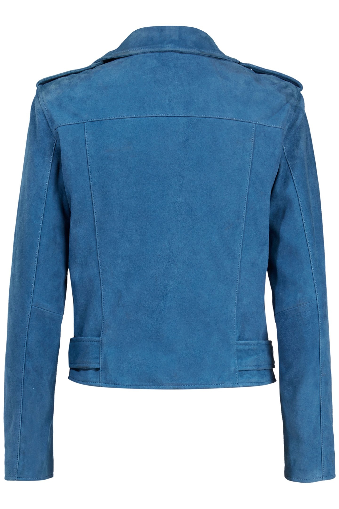 SUEDE BALFERN BIKER COBALT BLUE 4