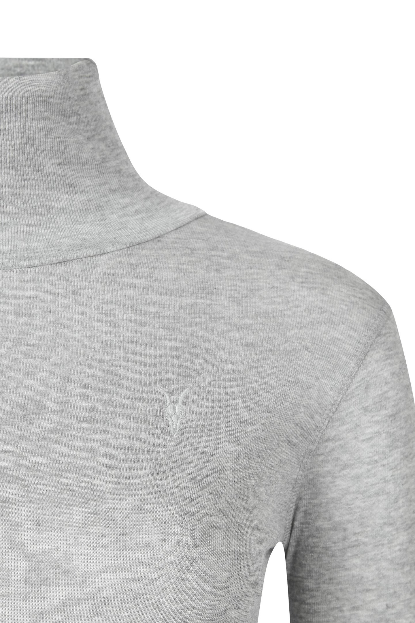 FRANCESCO ROLL NECK GREY MARL 6