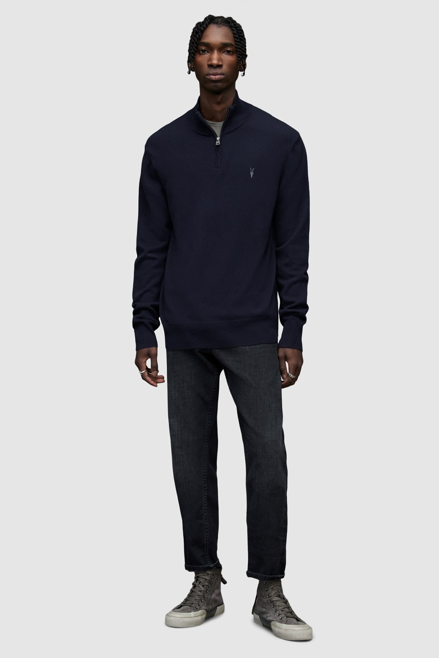 KILBURN ZIP FUNNEL DEEP BLUE 3