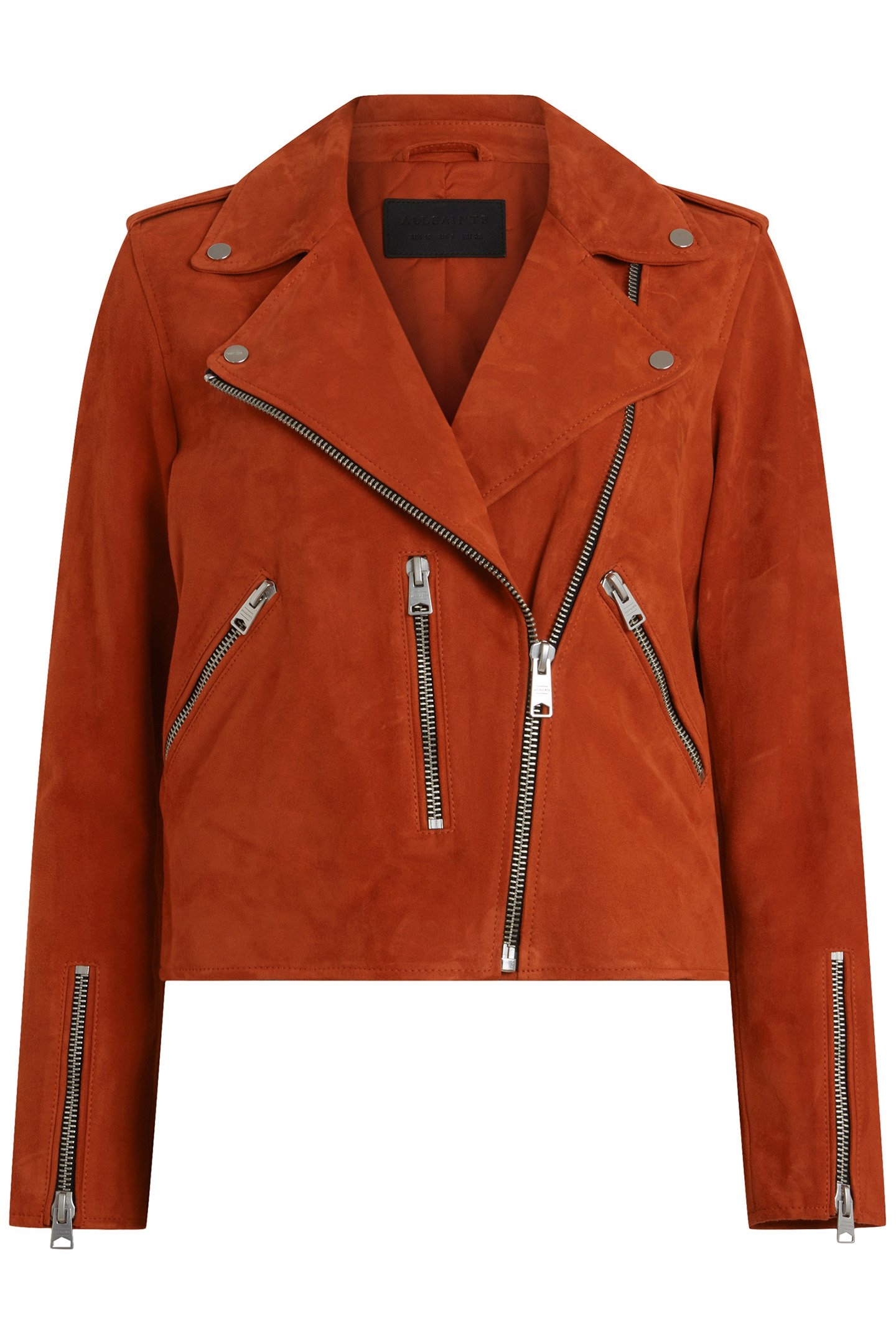 FERN SUEDE BIKER MANDARIN ORANGE 4
