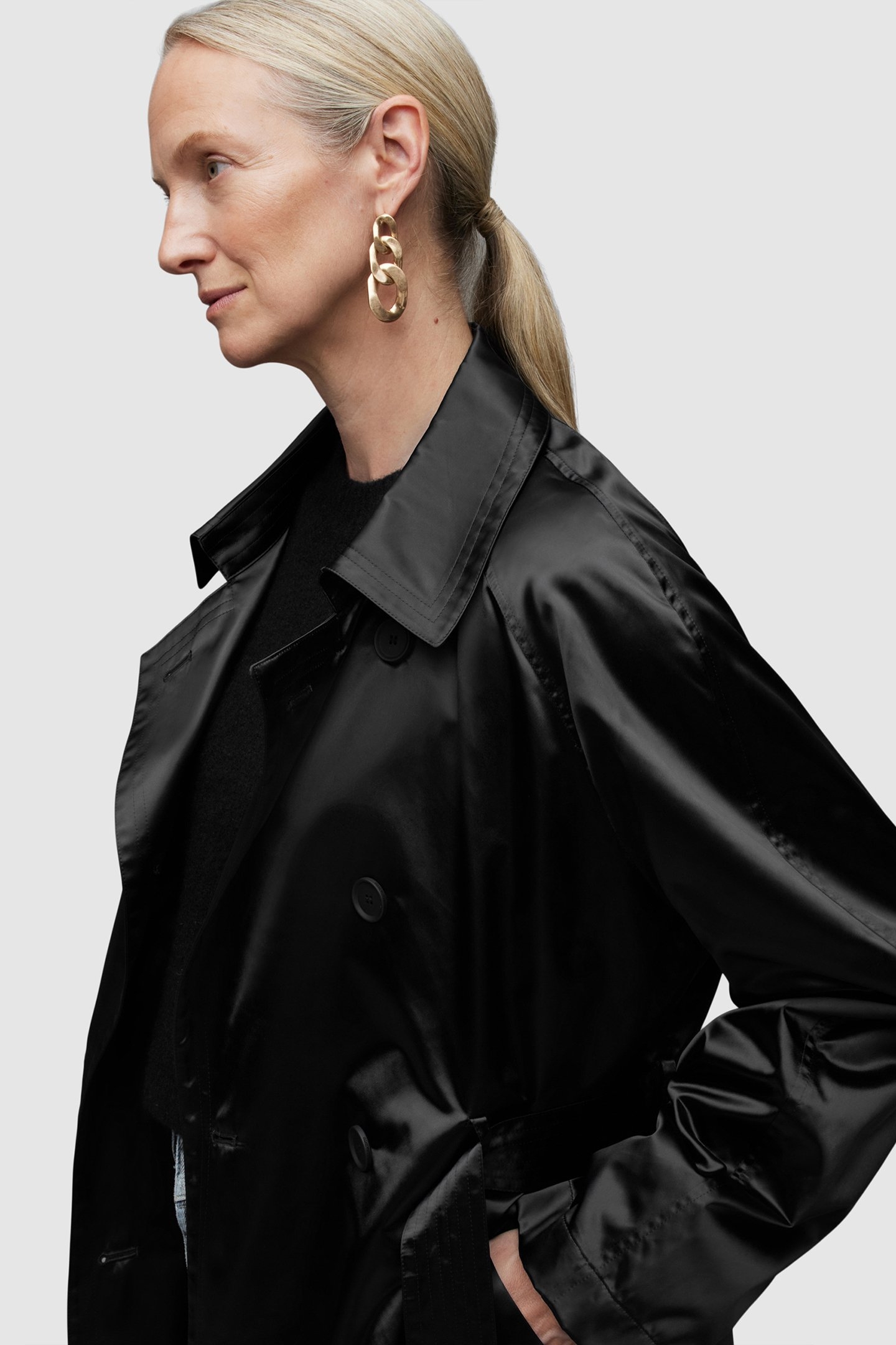 ELLTEE TONI TRENCH BLACK 8