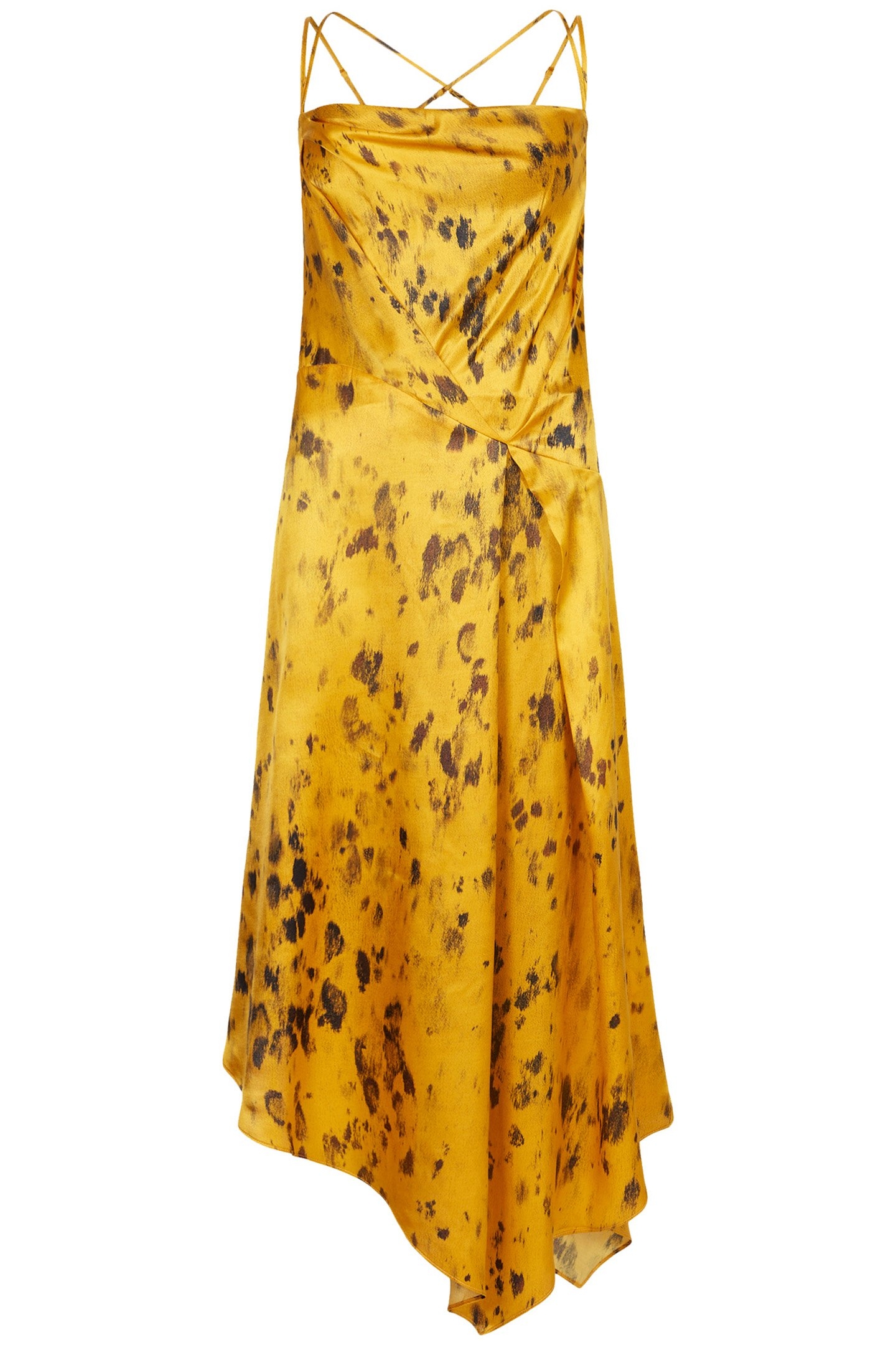 MARTA RONNIE DRESS OCHRE YELLOW 4