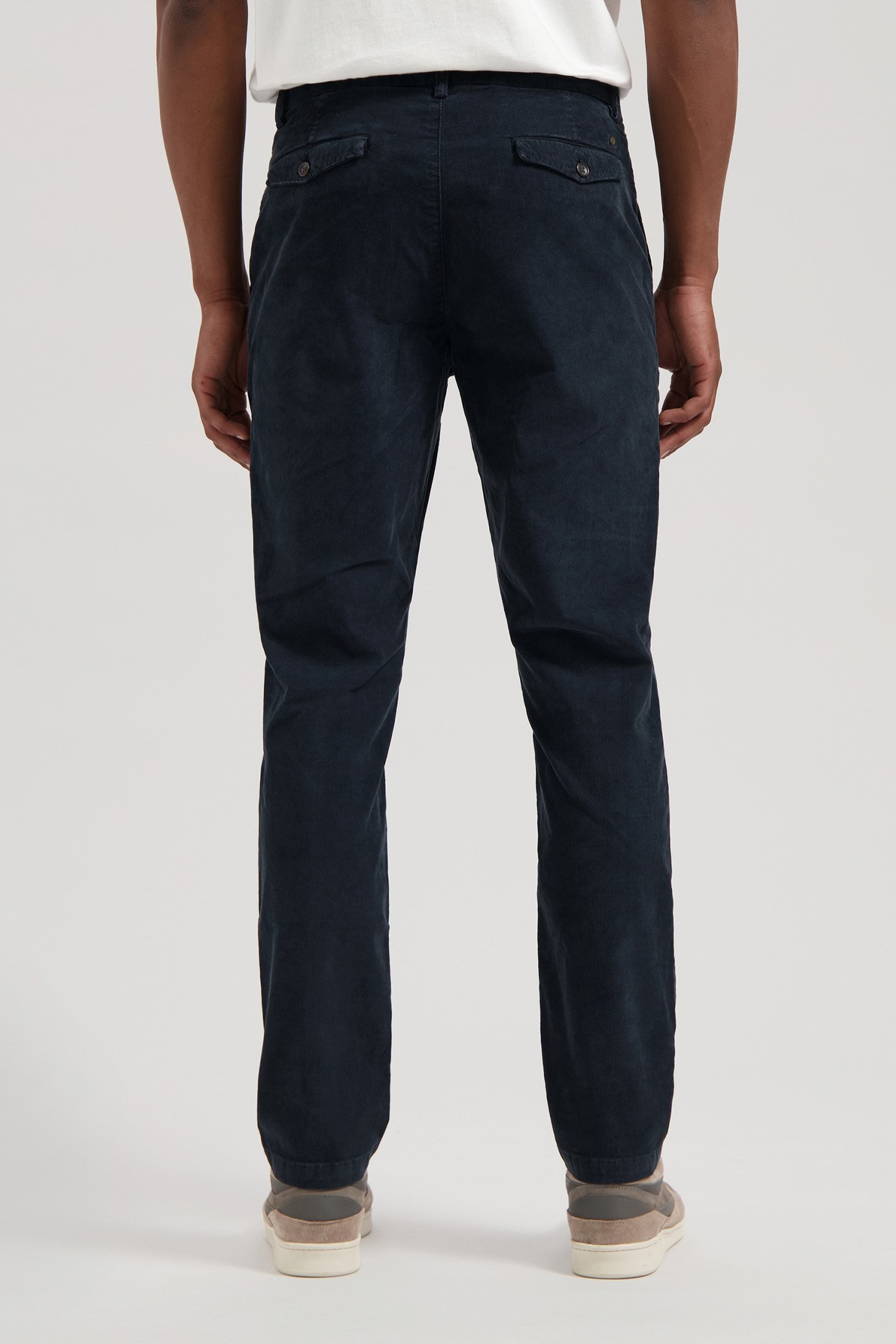 DS_LANCASTER RIBCORD CHINO DK. NAVY 2