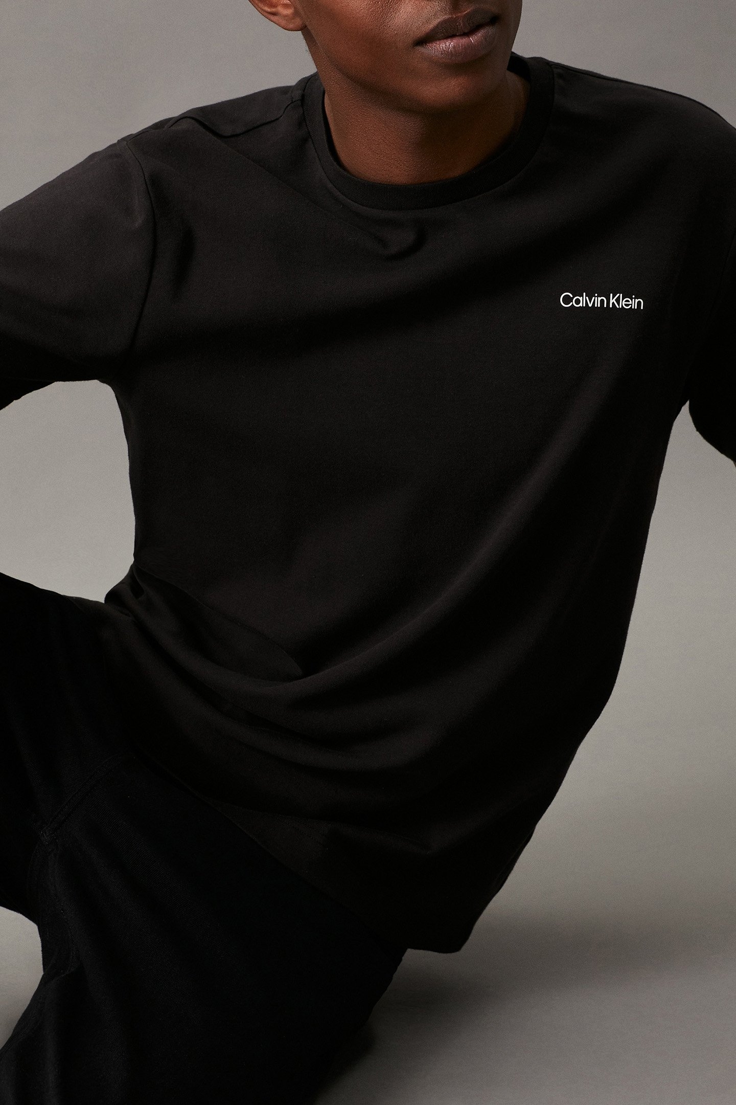 MICRO LOGO INTERLOCK CK BLACK 4