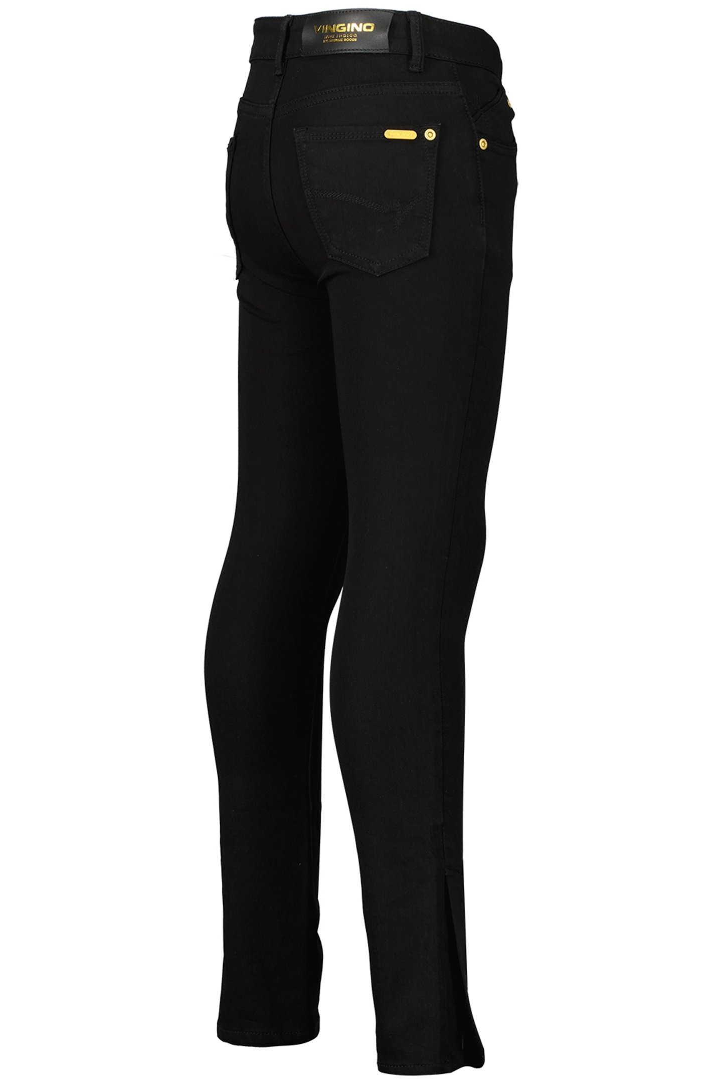 GIRL'S BELLA SPLIT JEANS BLACK 3