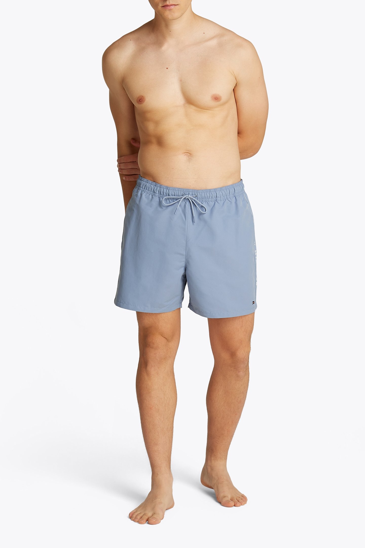 MEDIUM DRAWSTRING SLIM FIT MEN'S SWIM SHORTS BLUE 2