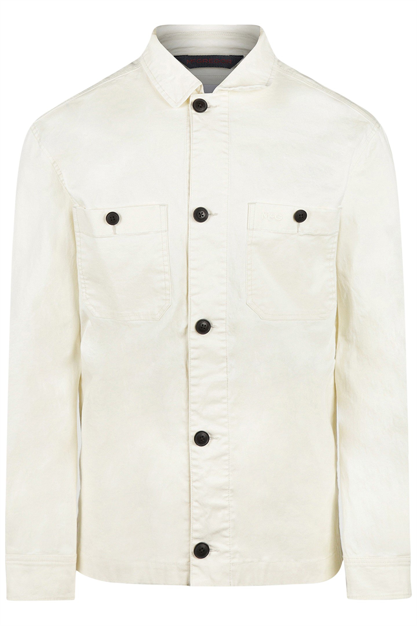 COTTON SHIRT JACKET OFF WHITE 4