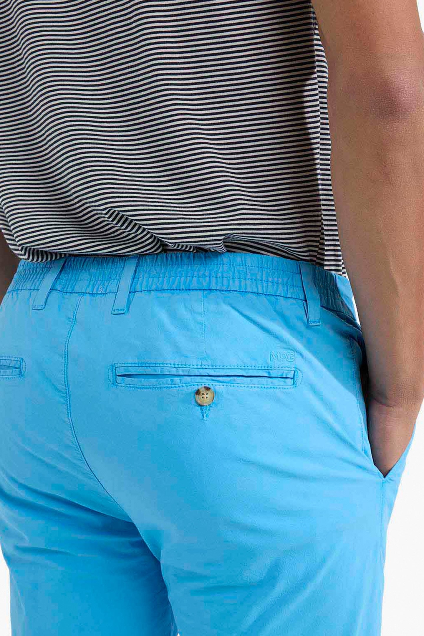 MF CHINO SUMMER POPLIN SEA BLUE 5