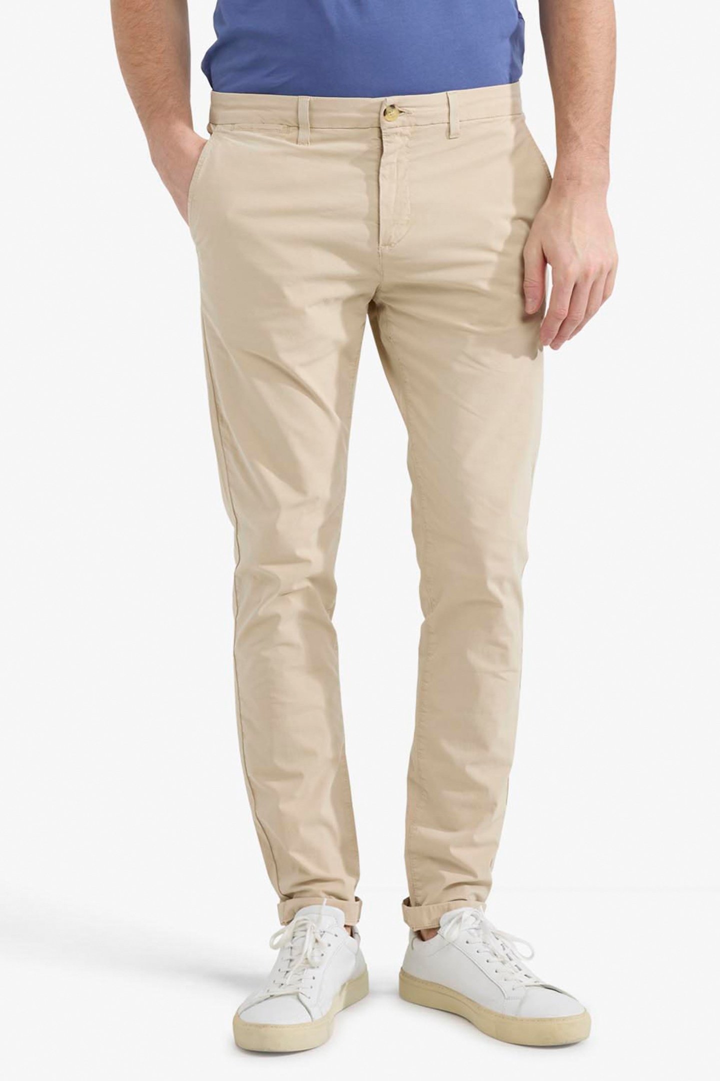 MF CHINO SUMMER POPLIN SAND 1