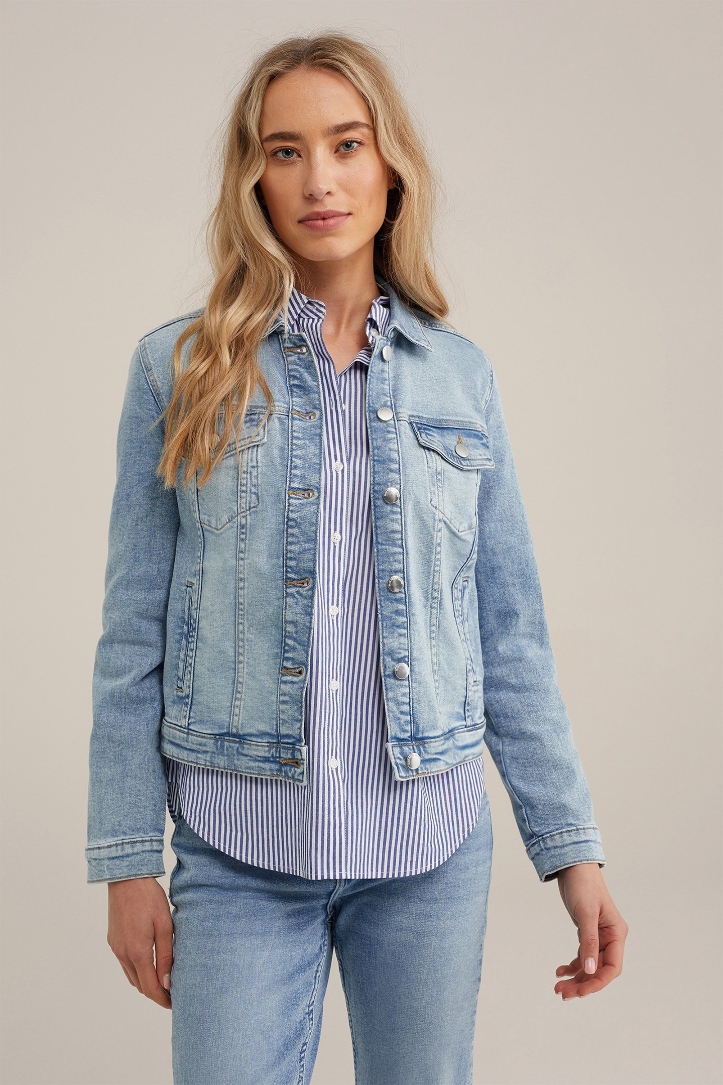 JACKET NORMAL LENGTH LIGHT BLUE 1