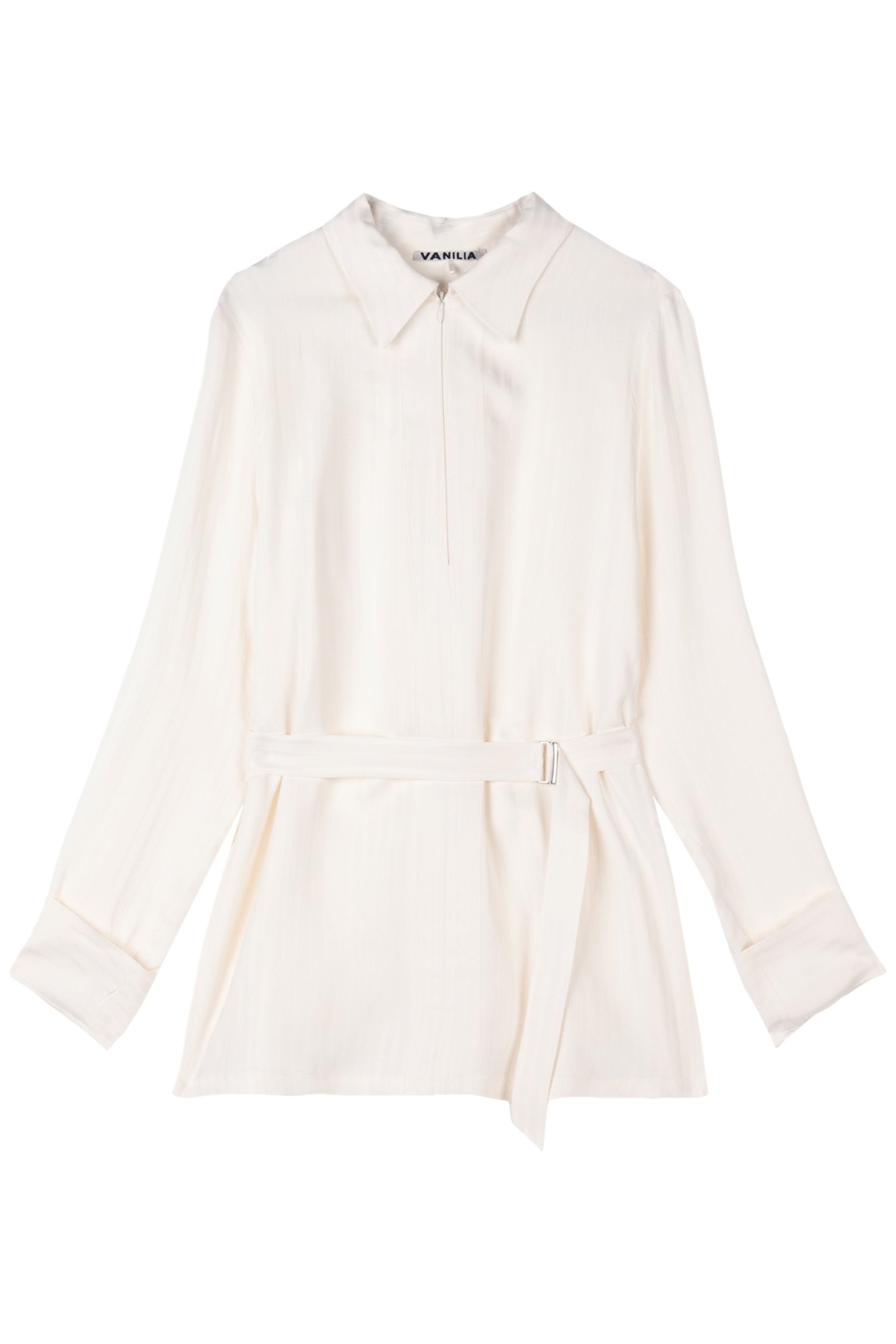 JACQUARD STRIPE BLOUSE MARSHMALLOW 4