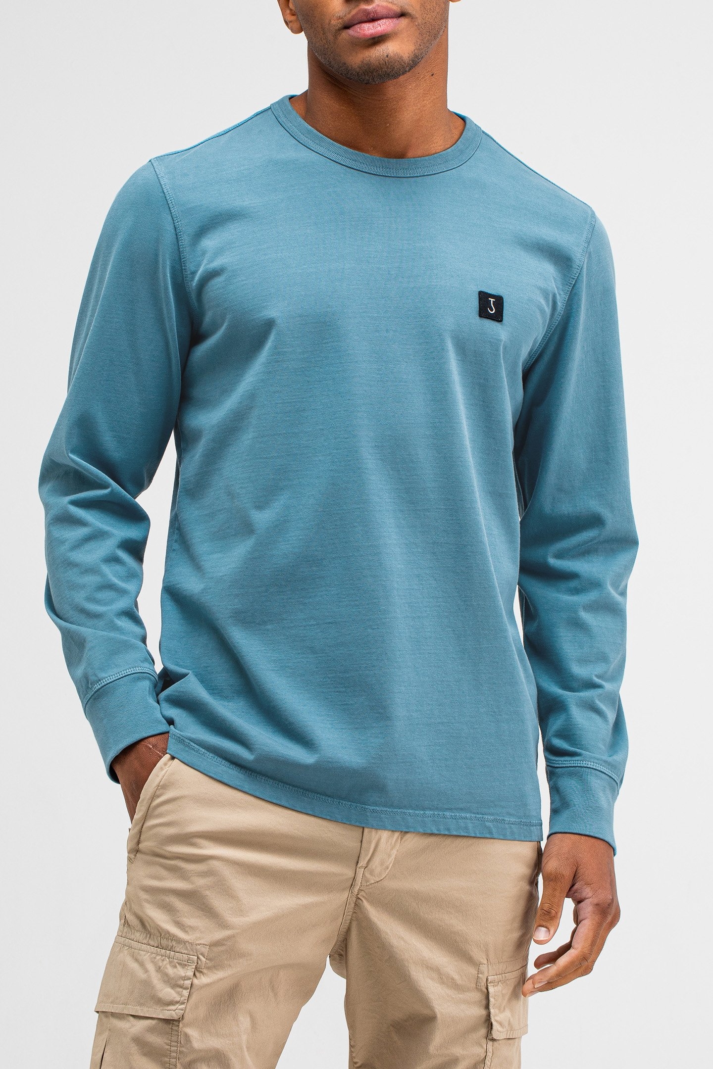 ARMY TEE LS LAGOON BLUE 1