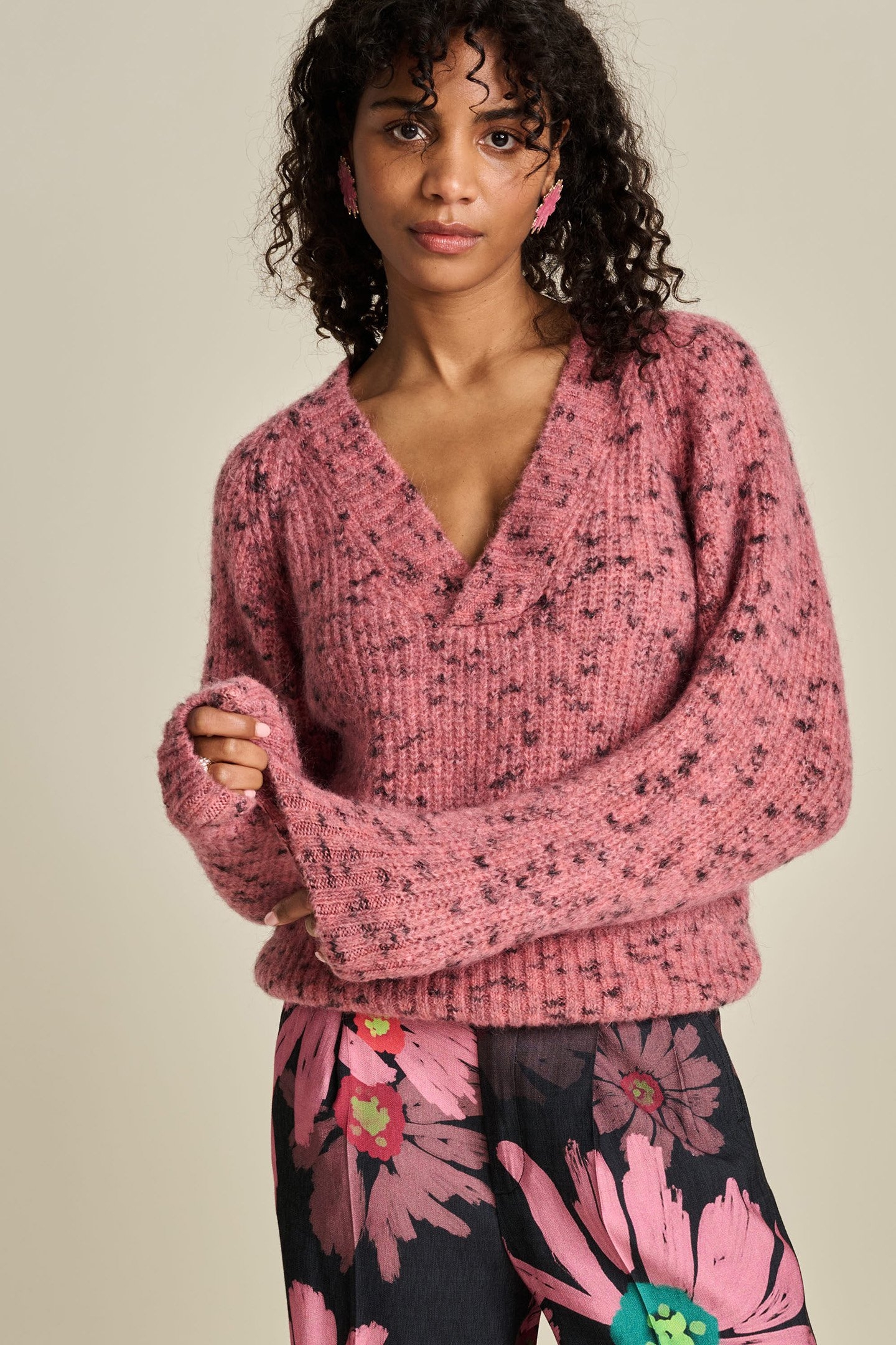 PULLOVER - ANIMAL PINK 1
