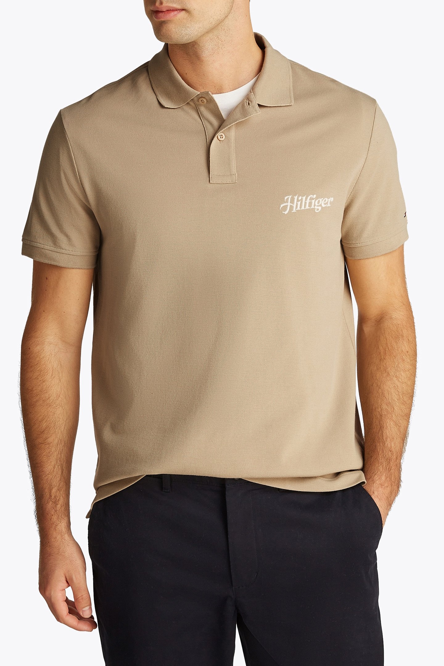 SCRIPT GRAPHIC REG POLO SANDALWOOD 1
