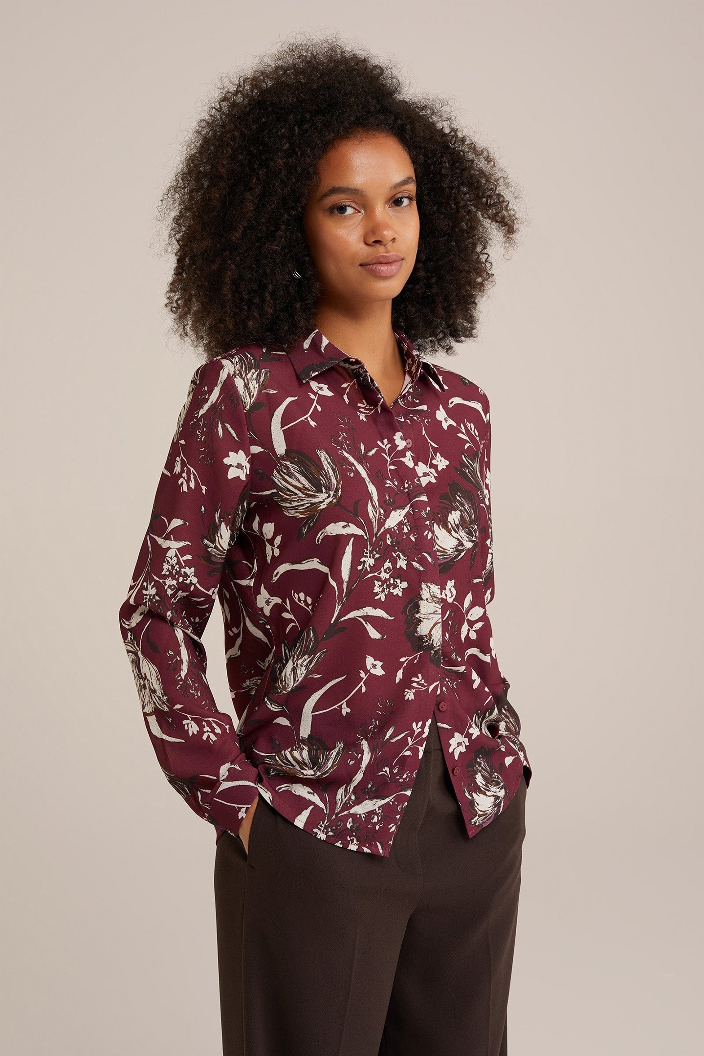 BLOUSE SAFFRON RED 1