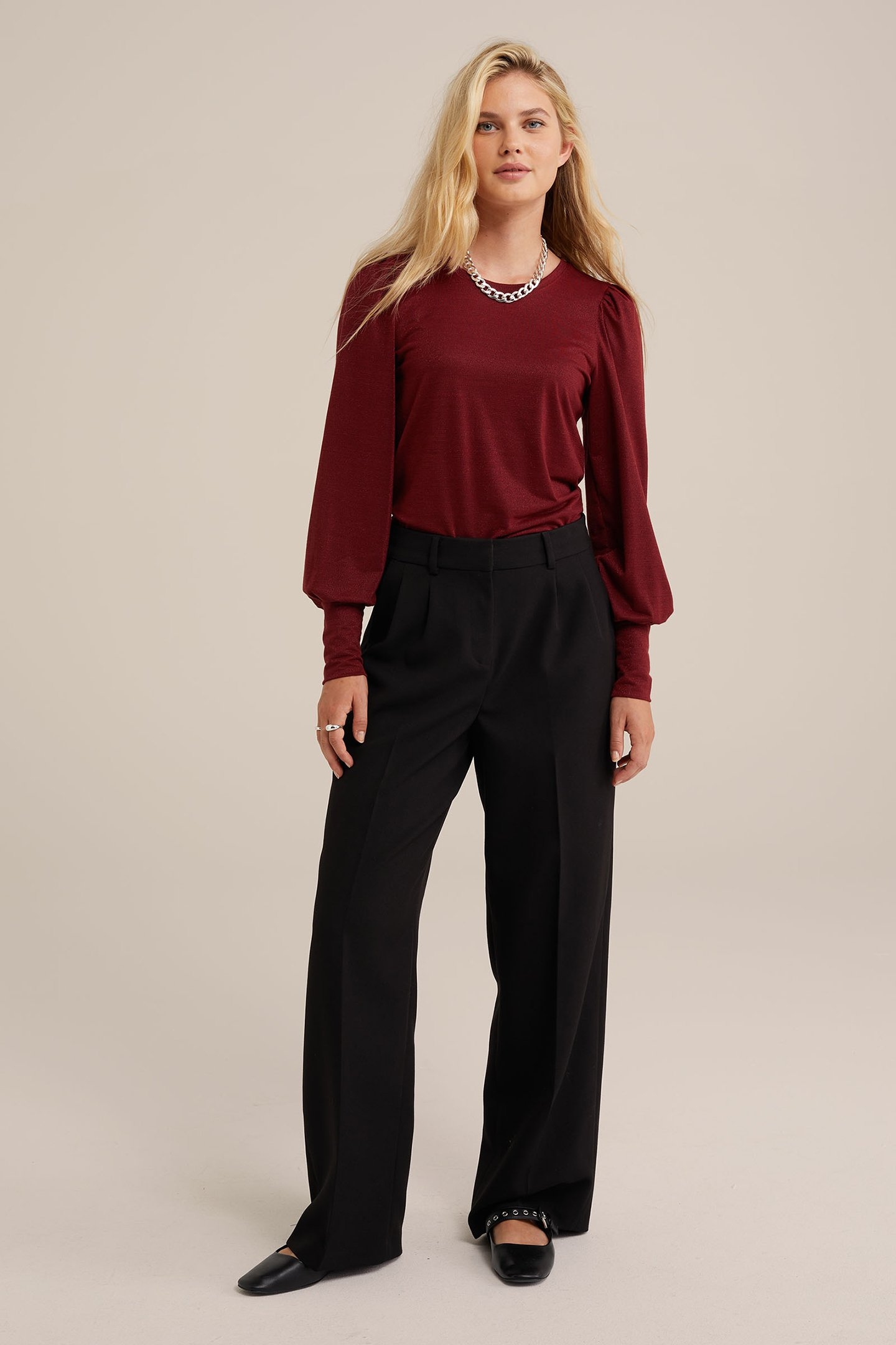 T-SHIRT BURGUNDY RED 3