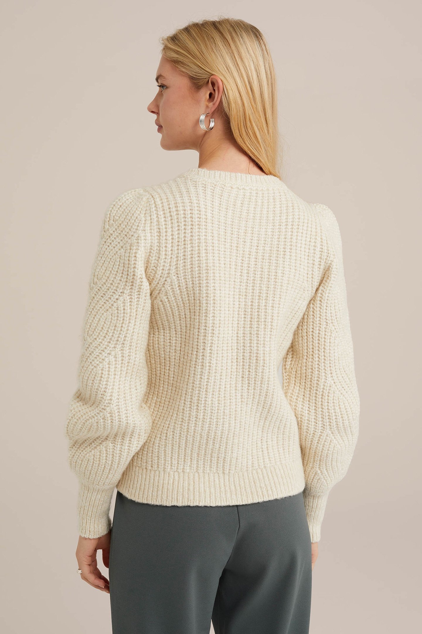 KNITTED PULLOVER WHITE 2