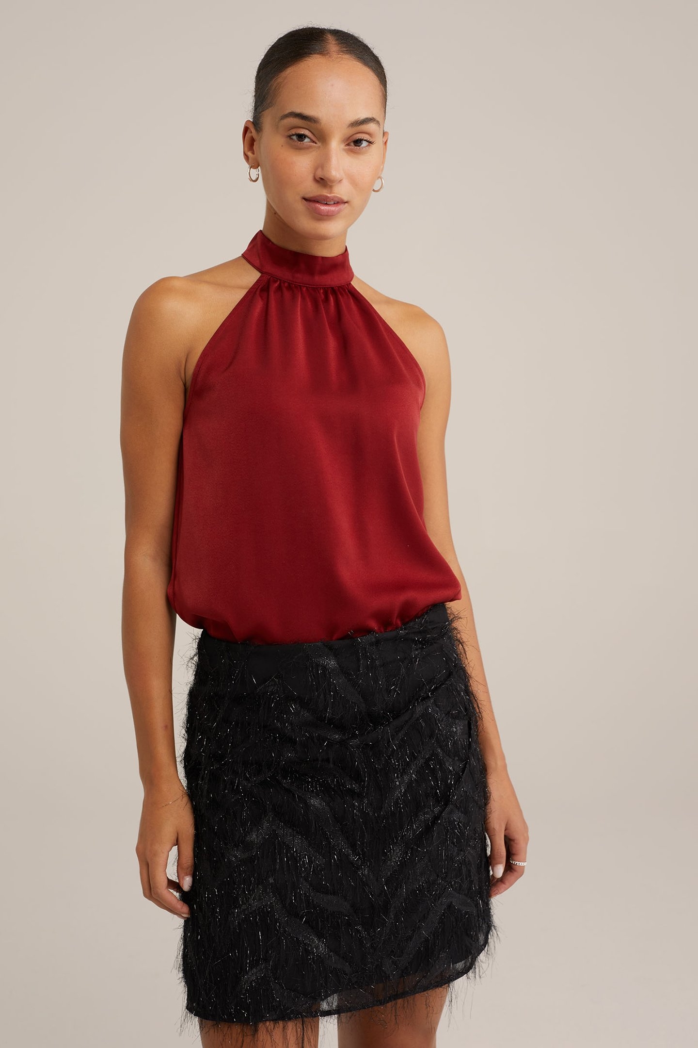 BLOUSE VINTAGE RED 1