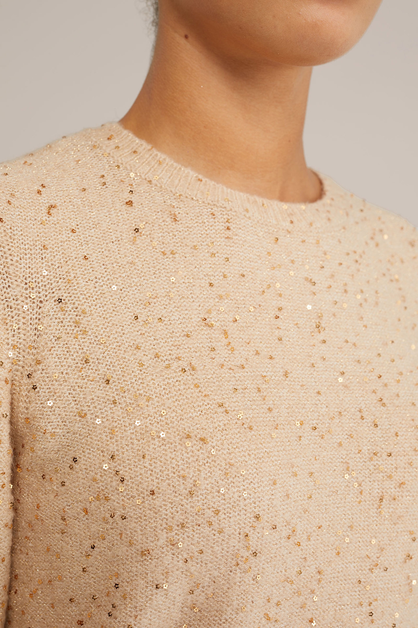 KNITTED PULLOVER GOLD 5