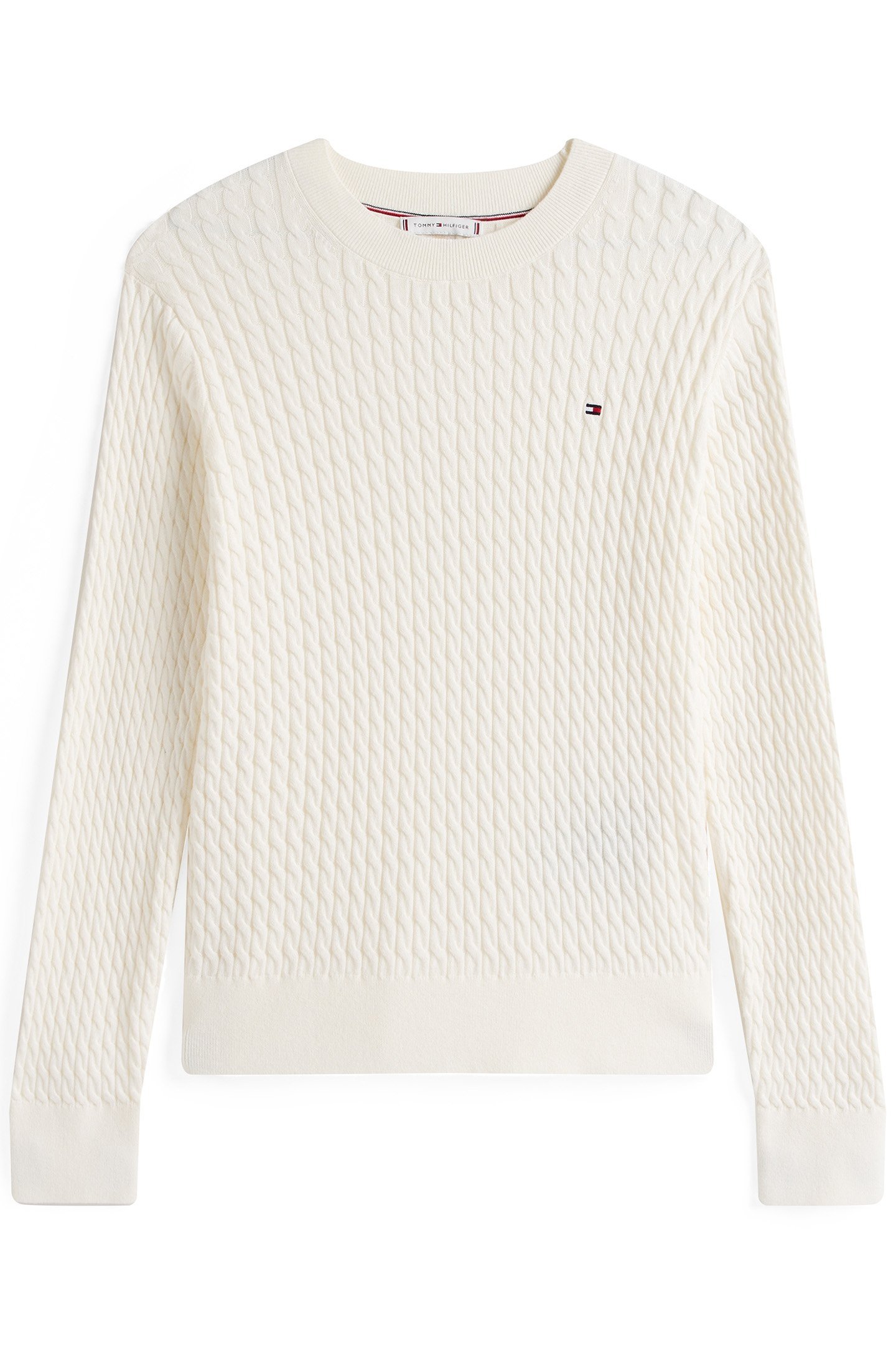 TOMMY HILFIGER WOMEN'S REGULAR FIT SWEATER WHITE 4