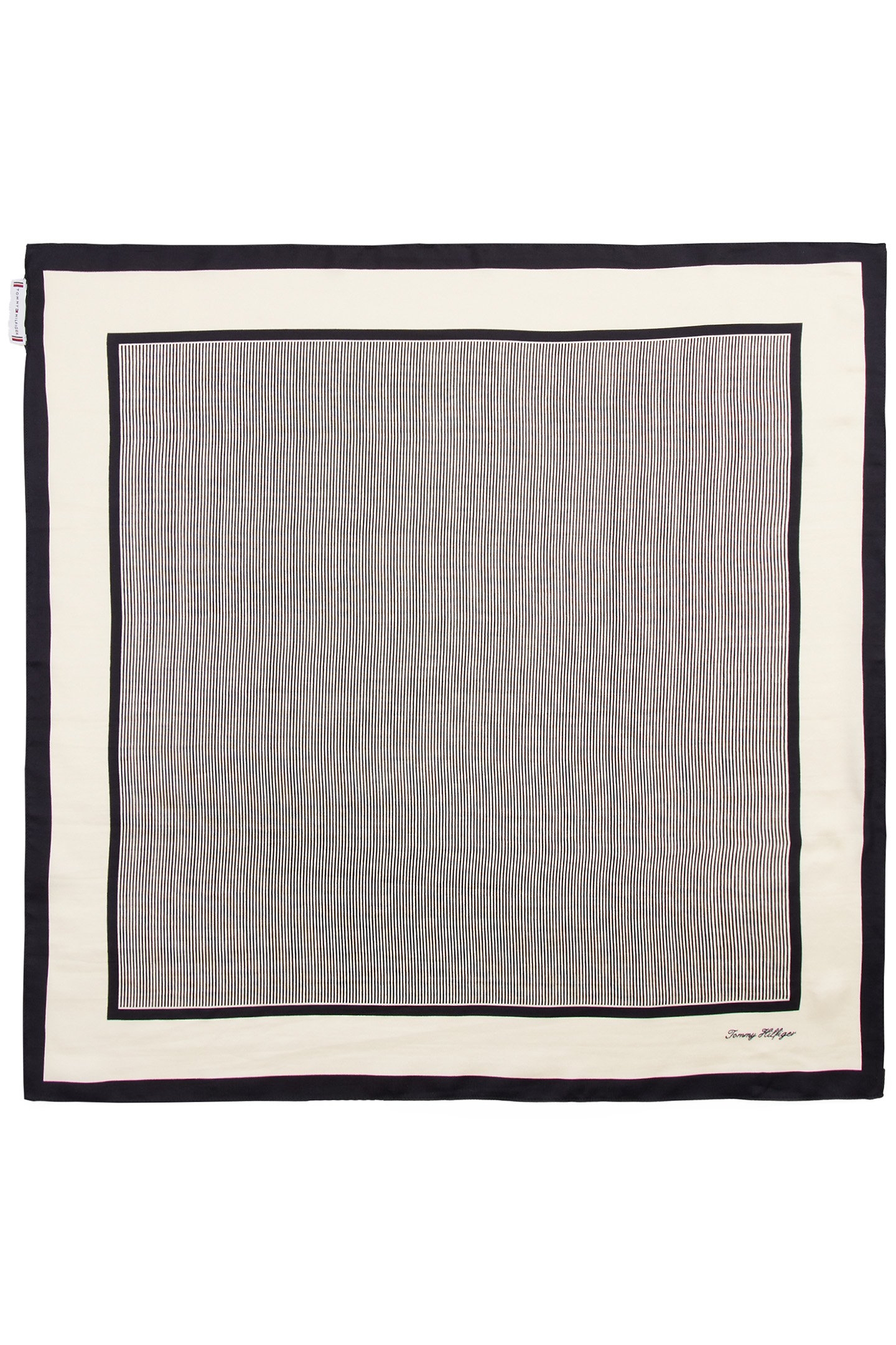 TH ELEVATED FLAG SILK SQUARE CLASSIC BLUE 1