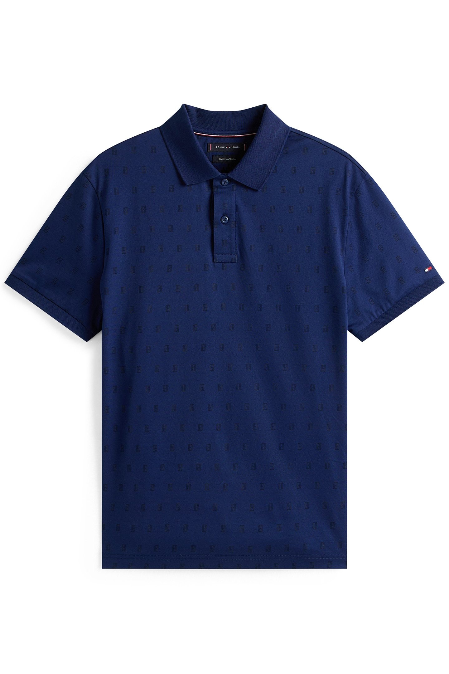 AOP INTERLOCK REG POLO PREPPY NAVY/TWO TONE DARKER 4