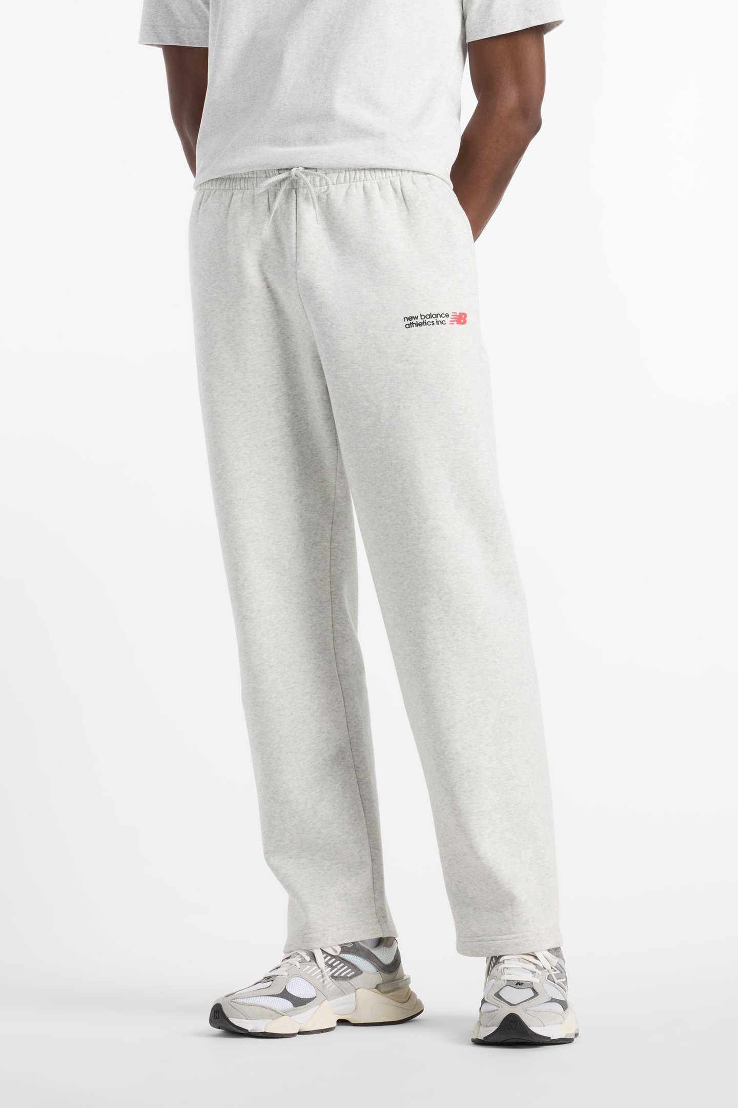STRAIGHT LEG SWEATPANTS IN GREY 1
