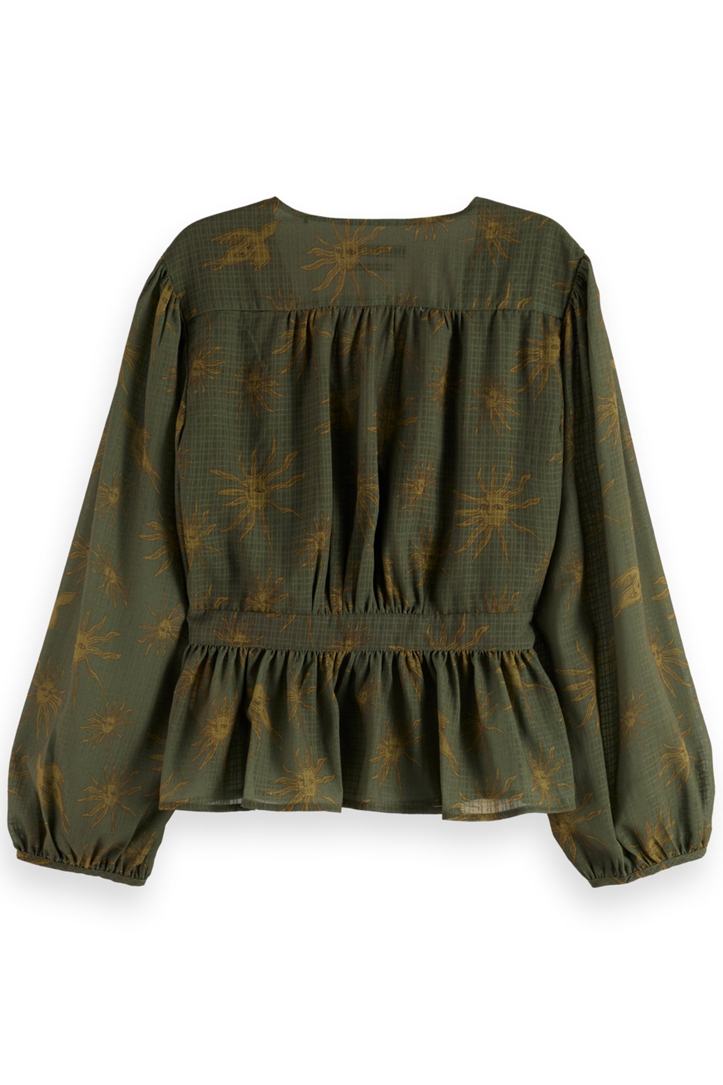 WRAP TOP MYSTIC SKY OLIVE 5