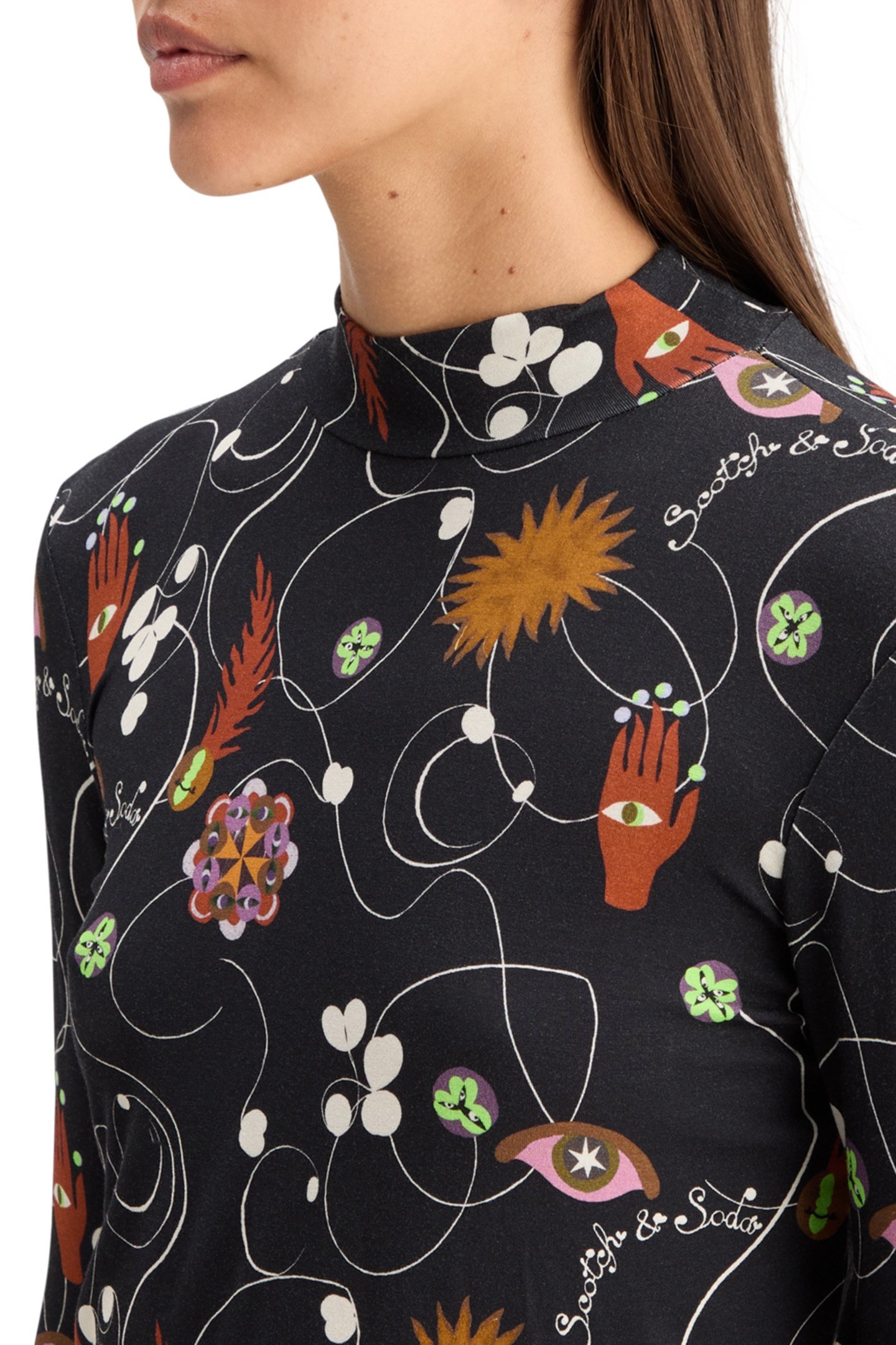 AOP PRINTED LONG SLEEVE T-SHIRT FREE MIND 7