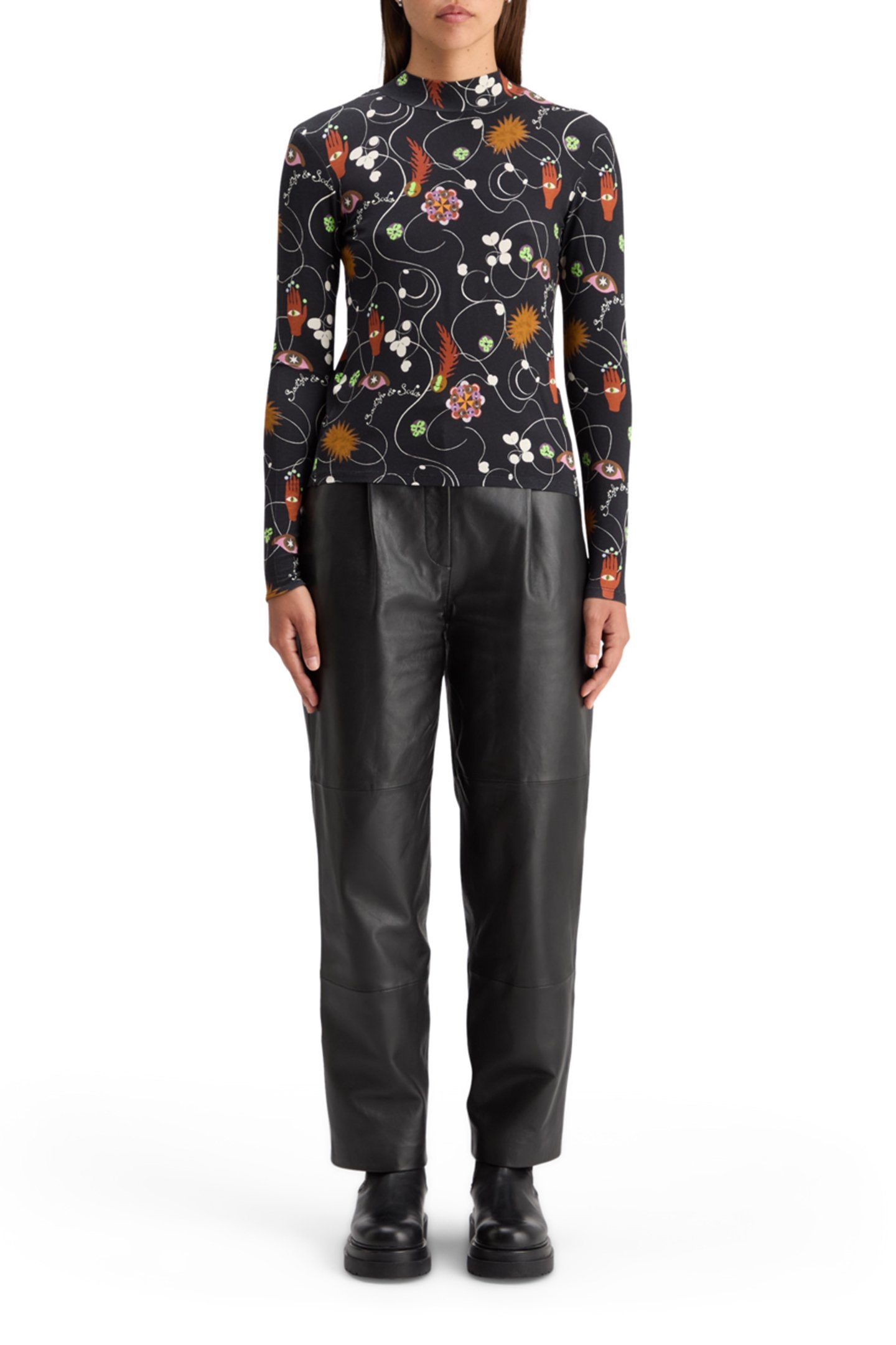 AOP PRINTED LONG SLEEVE T-SHIRT FREE MIND 3