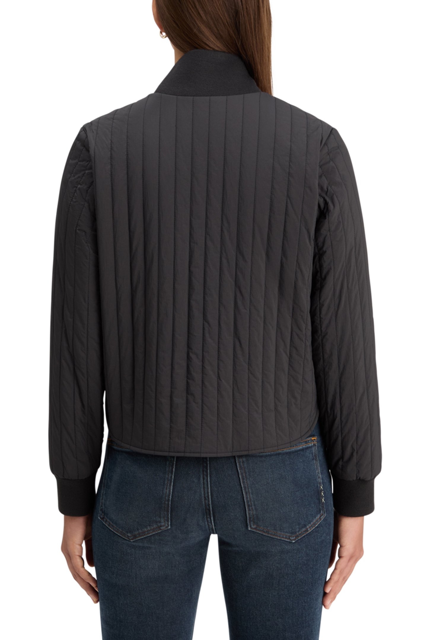 ELEVATED REVERSIBLE BOMBER EVENING BLACK 2