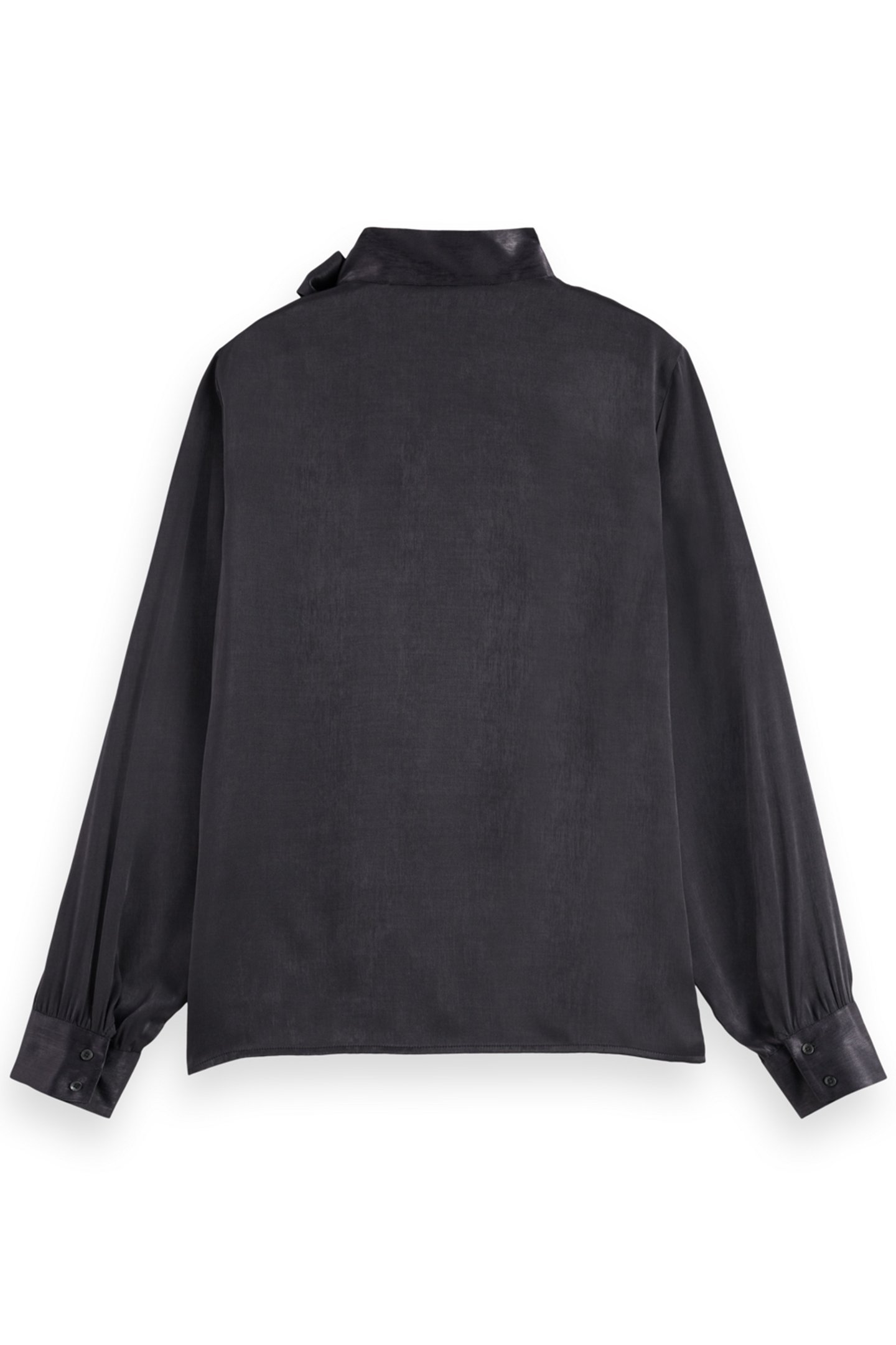 BOW NECK TOP EVENING BLACK 2