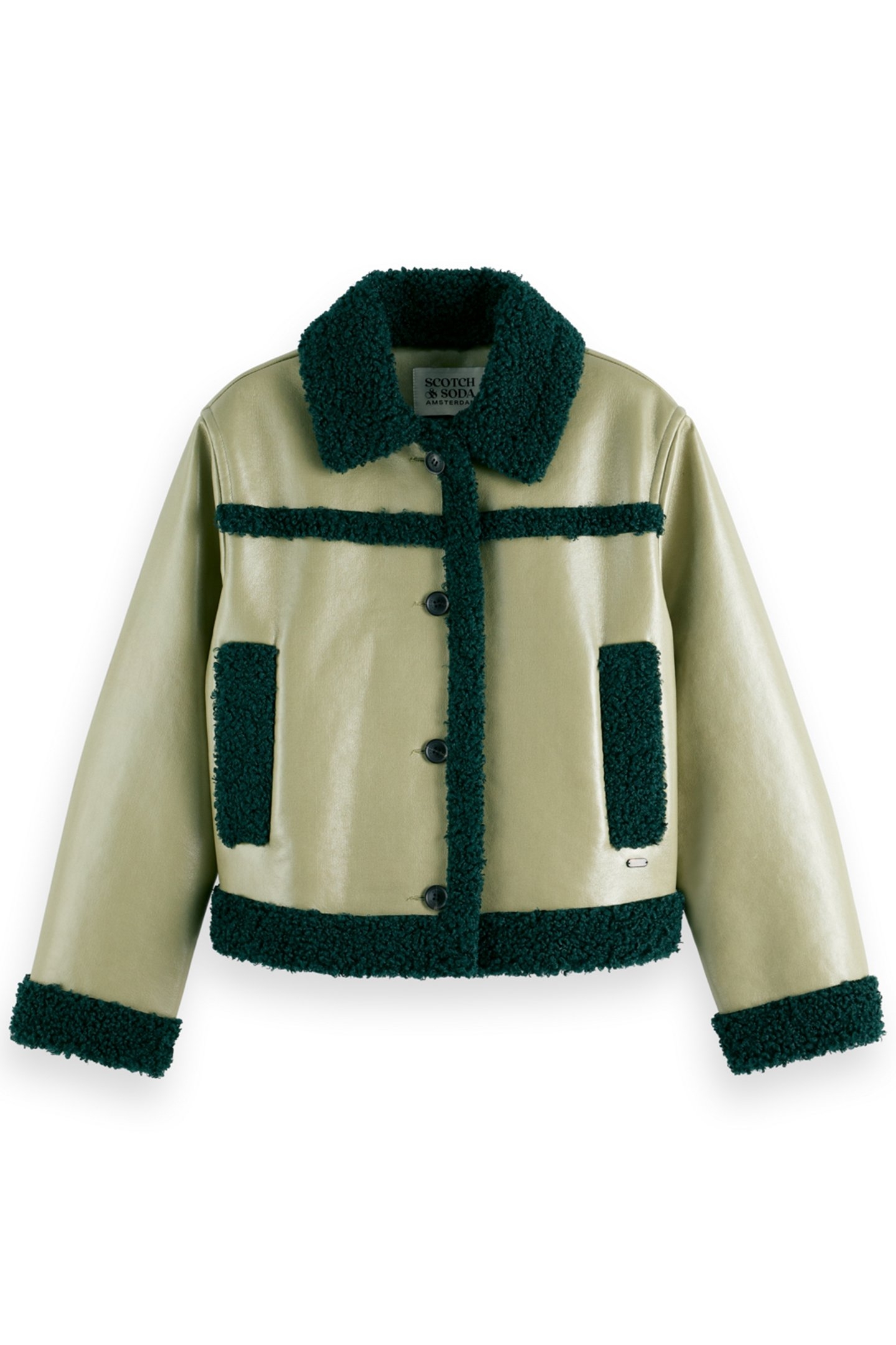 VINYL JACKET WASHED SAGE 4