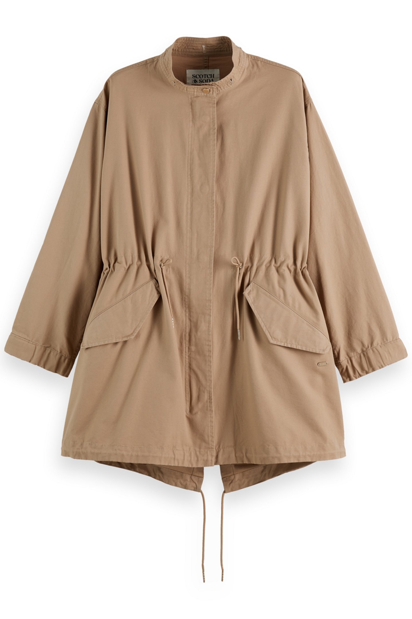 COTTON WASHED PARKA DESERT SAND 3