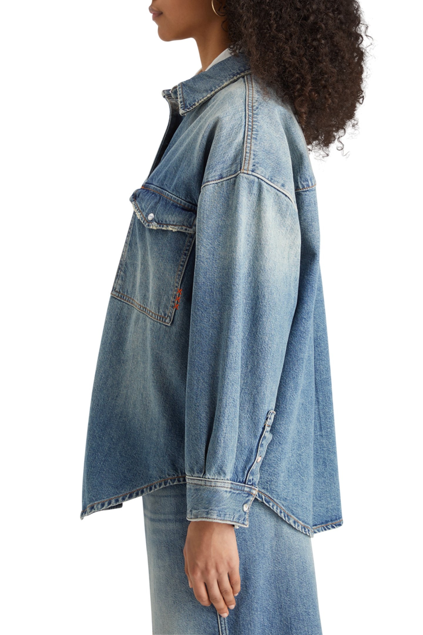 VINTAGE WASHED DENIM OVERSHIRT — FRISCO NIGHTS 7