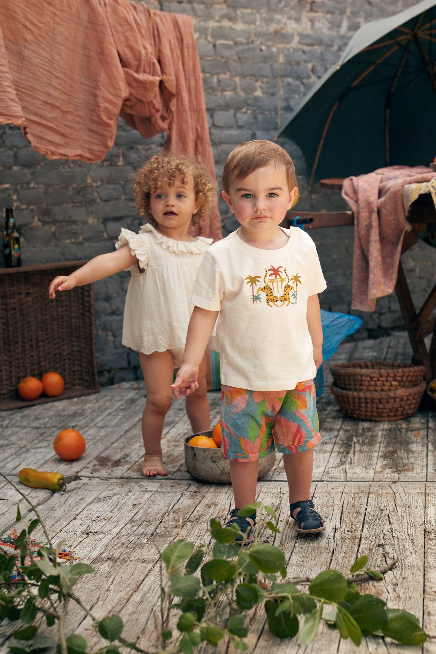 SHORTS ALIKI MULTI COLOR JUNGLE 2