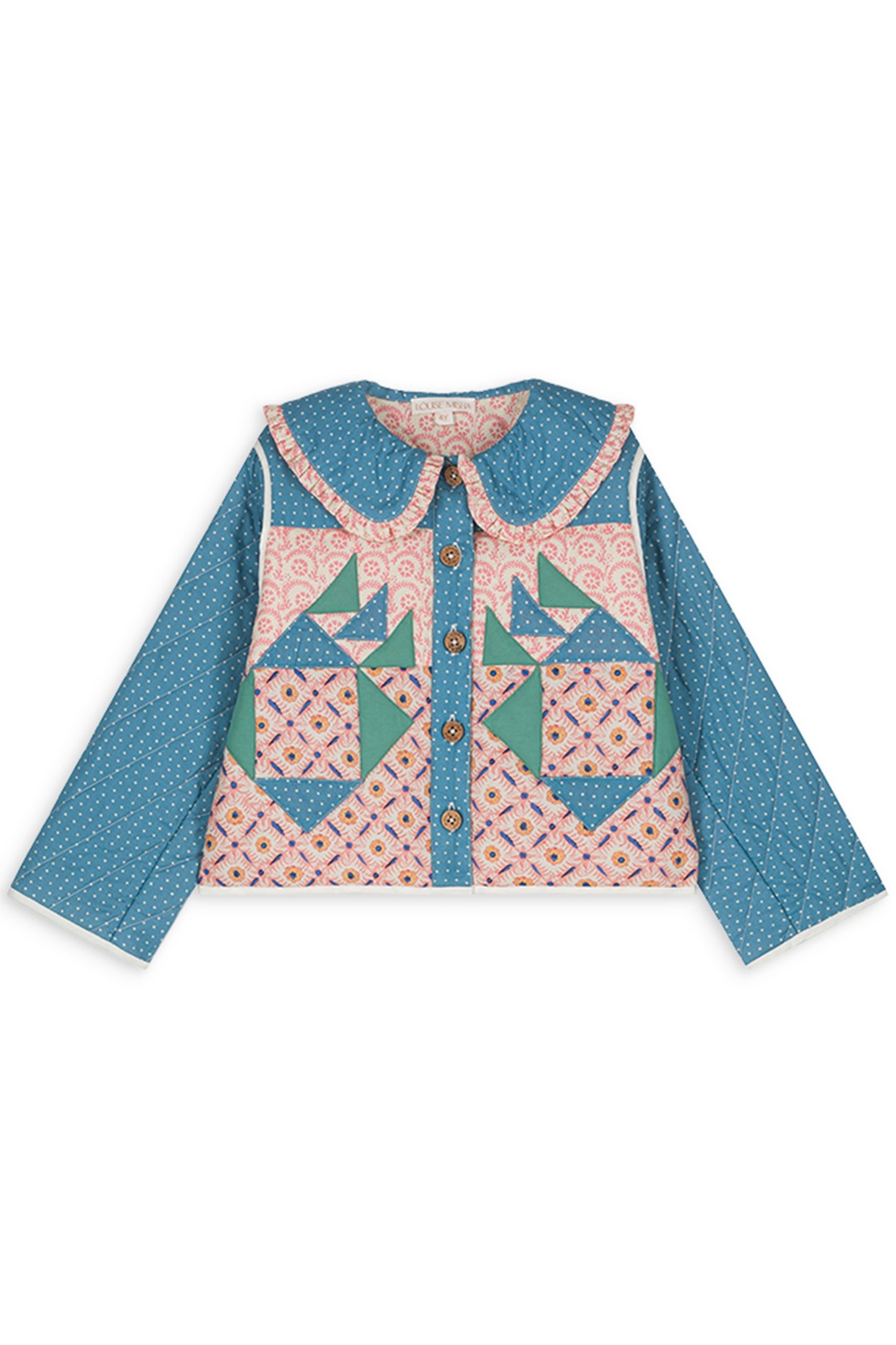 JACKET NIAGARA STONE BLUE PATCHWORK 2