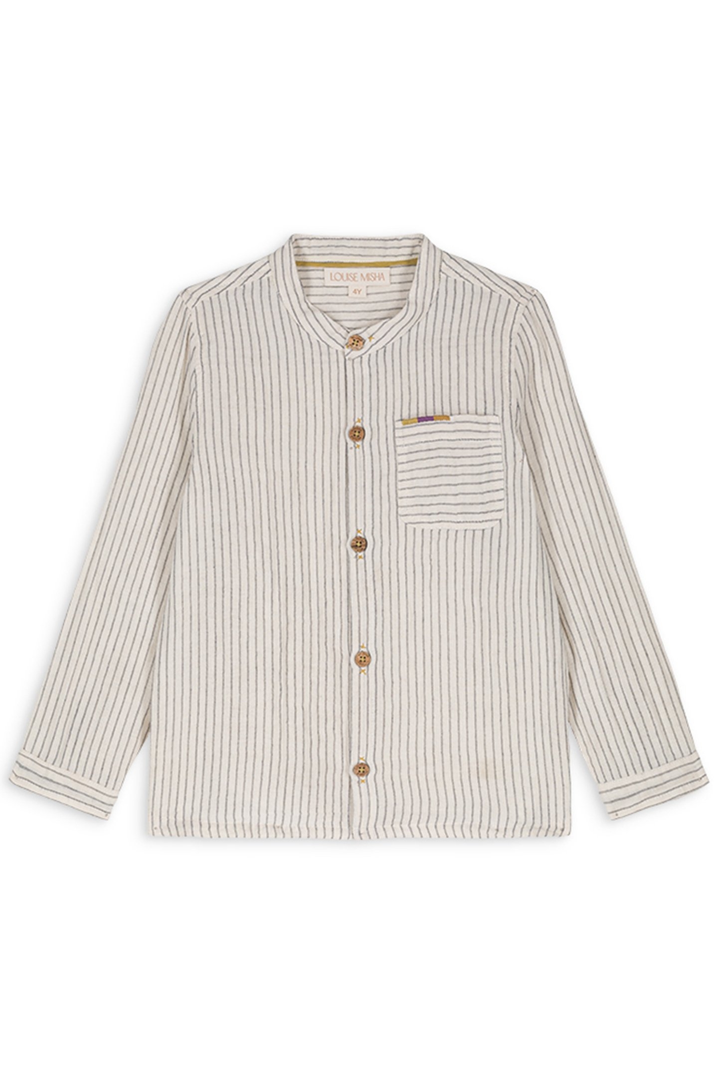 SHIRT AMOD CREAM STRIPES 1
