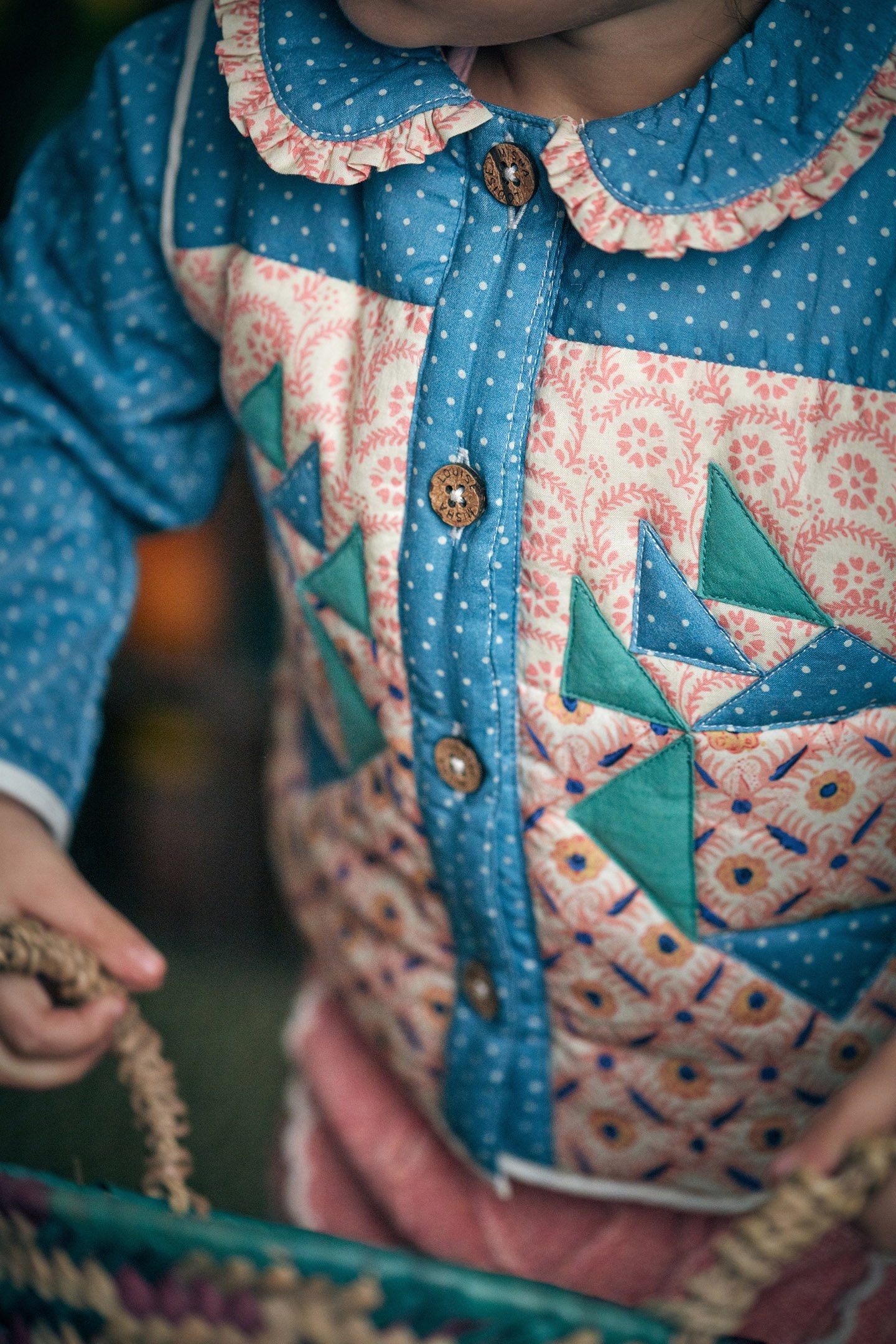 JACKET NIAGARA STONE BLUE PATCHWORK 6