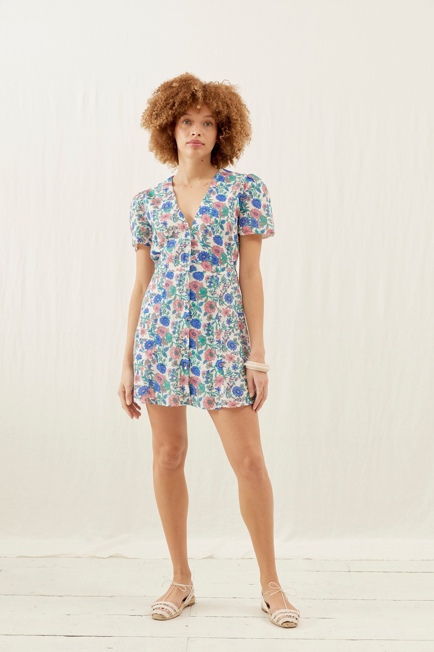 DRESS TYLANNE BLUE SUMMER MEADOW 1