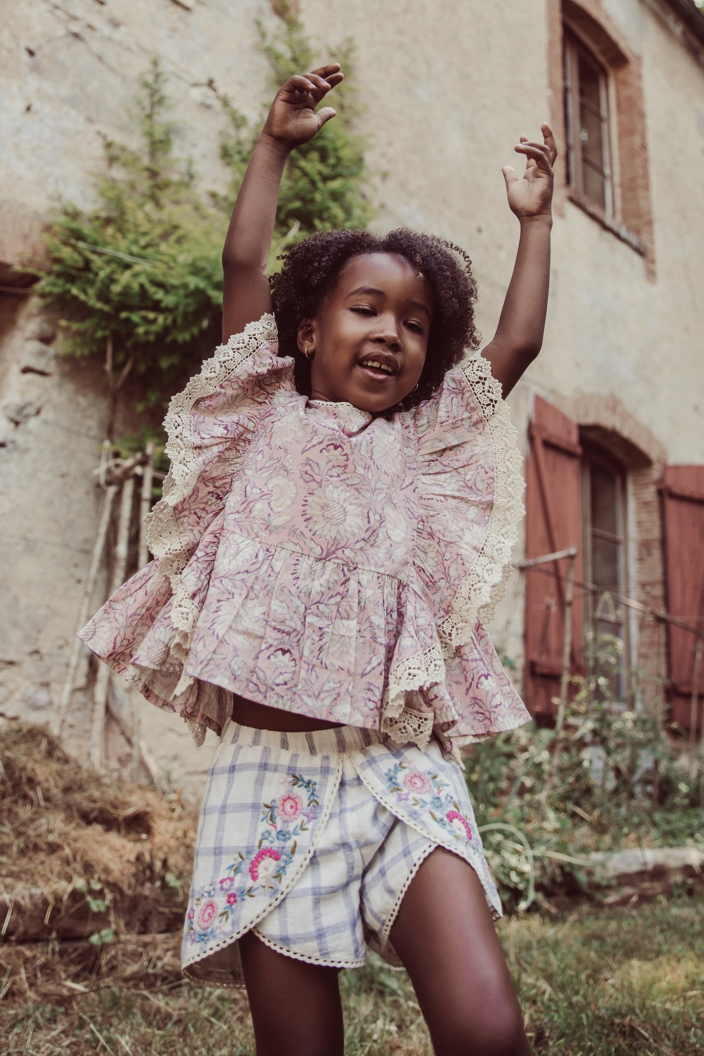 SHORTS ASYA BLUE RIVER CHECKS 1