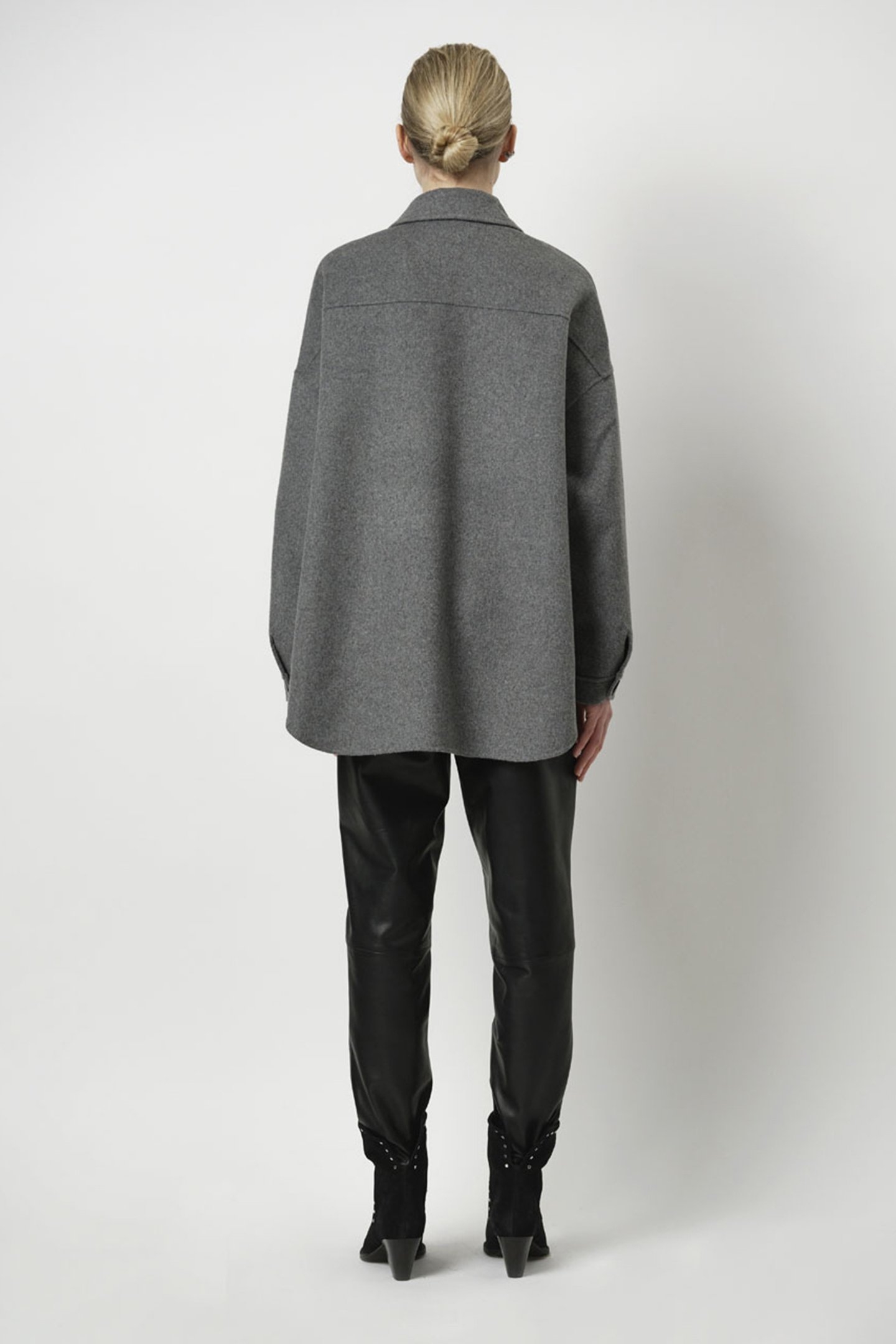 PHAEDRA WOOL BLEND JACKET GREY MIST 2