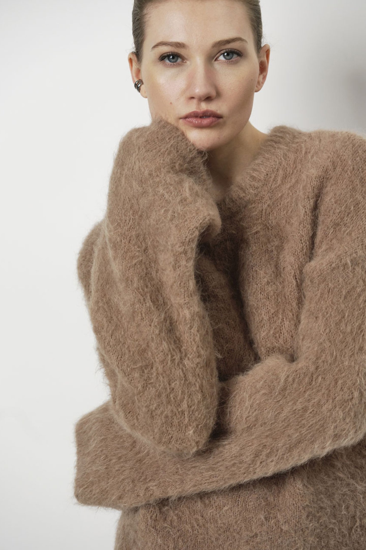 ADDAX CREWNECK SWEATER HAZELNUT HAZE 5