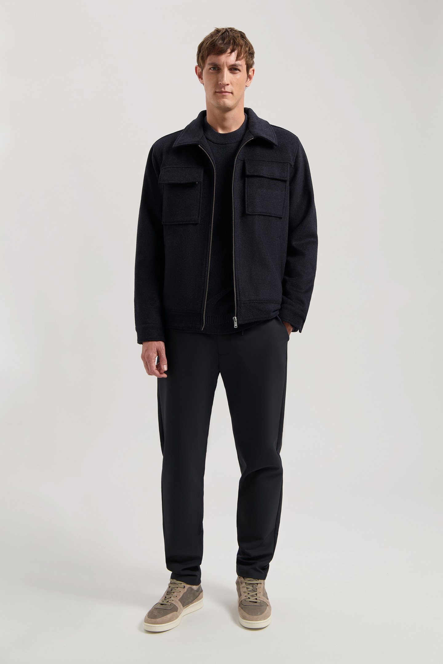 DS_COLTON WOOL JACKET DK. NAVY 3