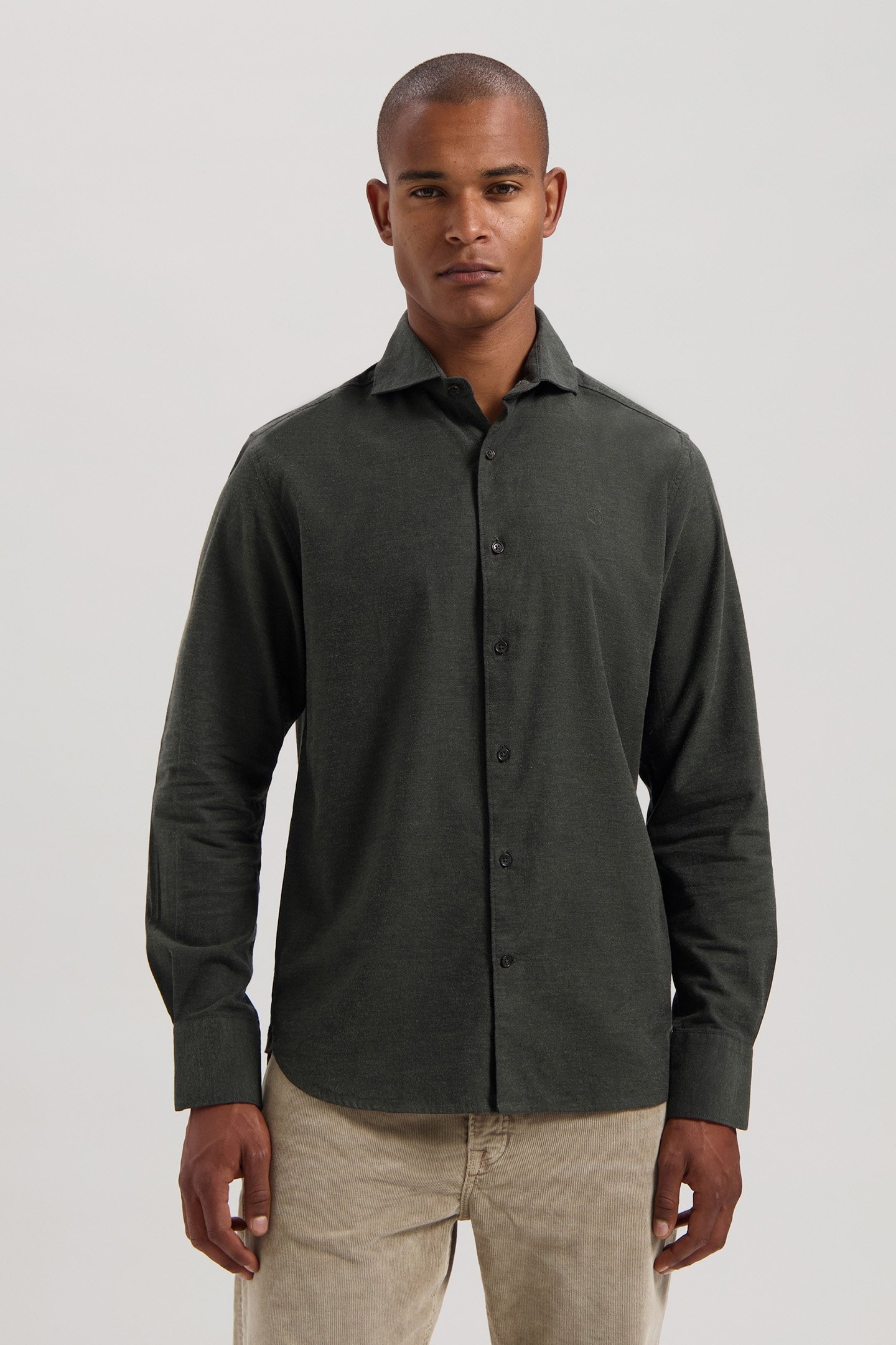 DS_OLAV SHIRT DARK ARMY 1