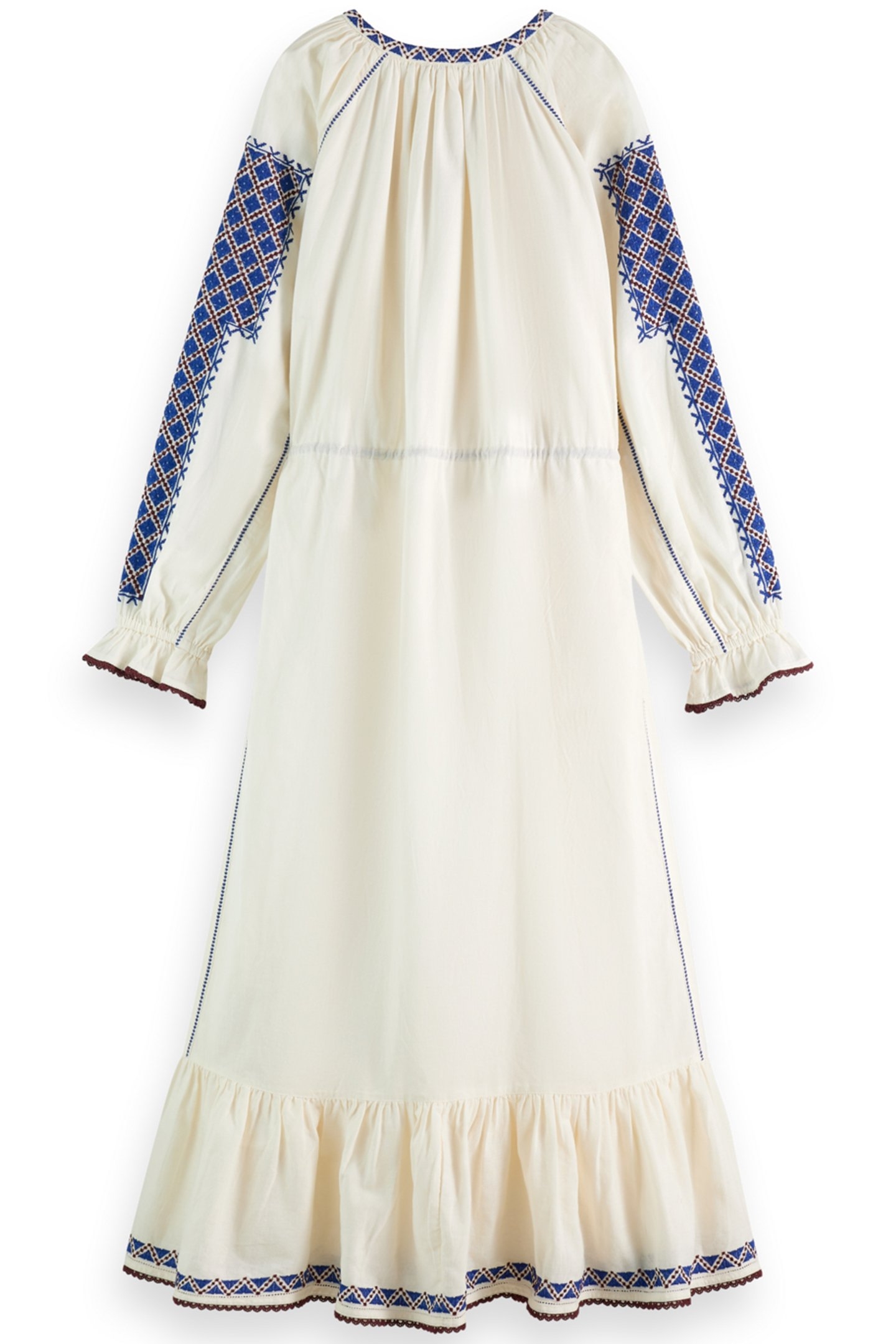 MAXI DRESS WITH EMBROIDERY DETAILS SOFT ICE 2