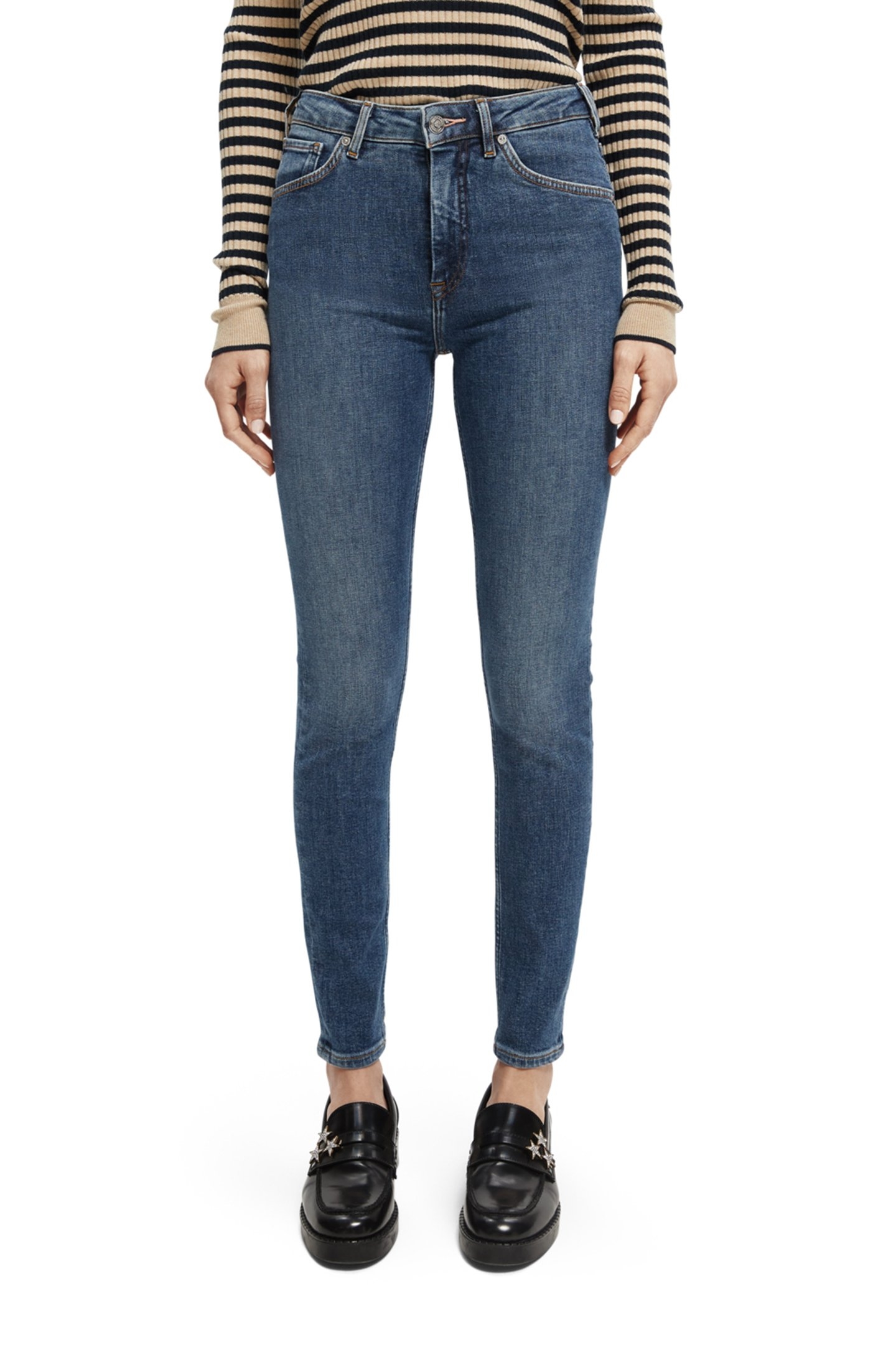 ESSENTIALS HAUT SKINNY JEANS — FRESH DRAFT 1
