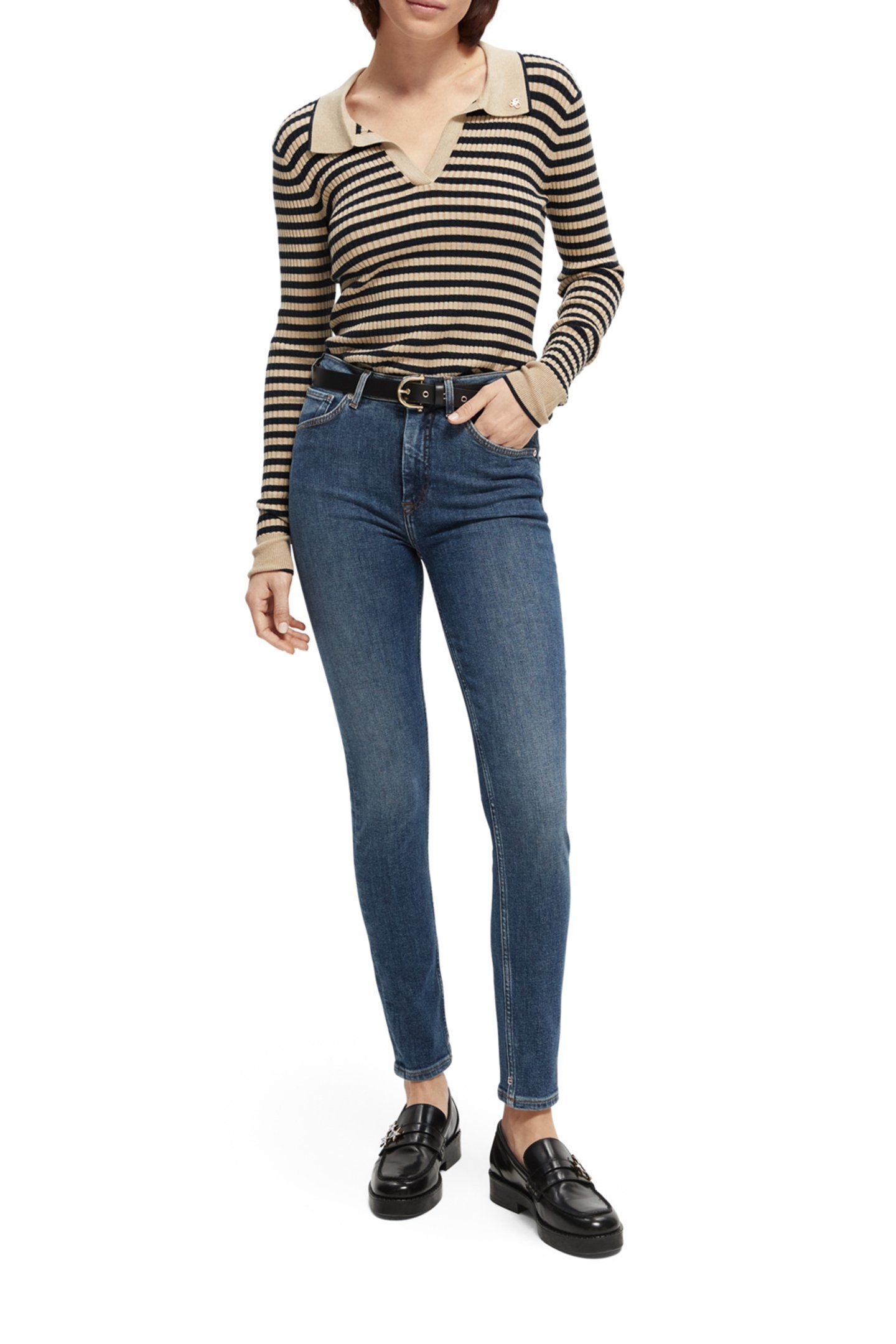 ESSENTIALS HAUT SKINNY JEANS — FRESH DRAFT 3