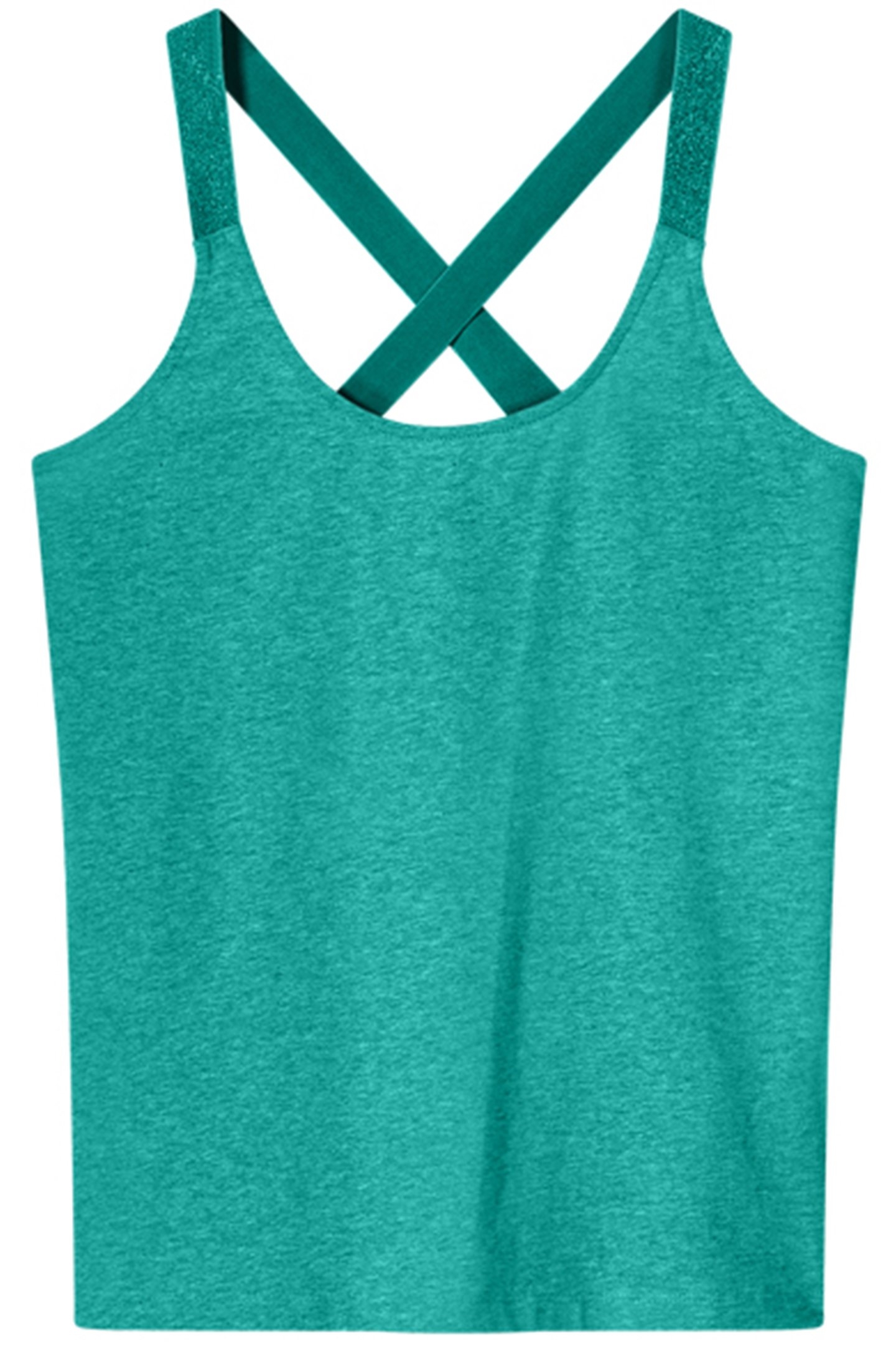 SINGLET CROSSBAND COTTON ELASTANE BASICS PEACOCK 3