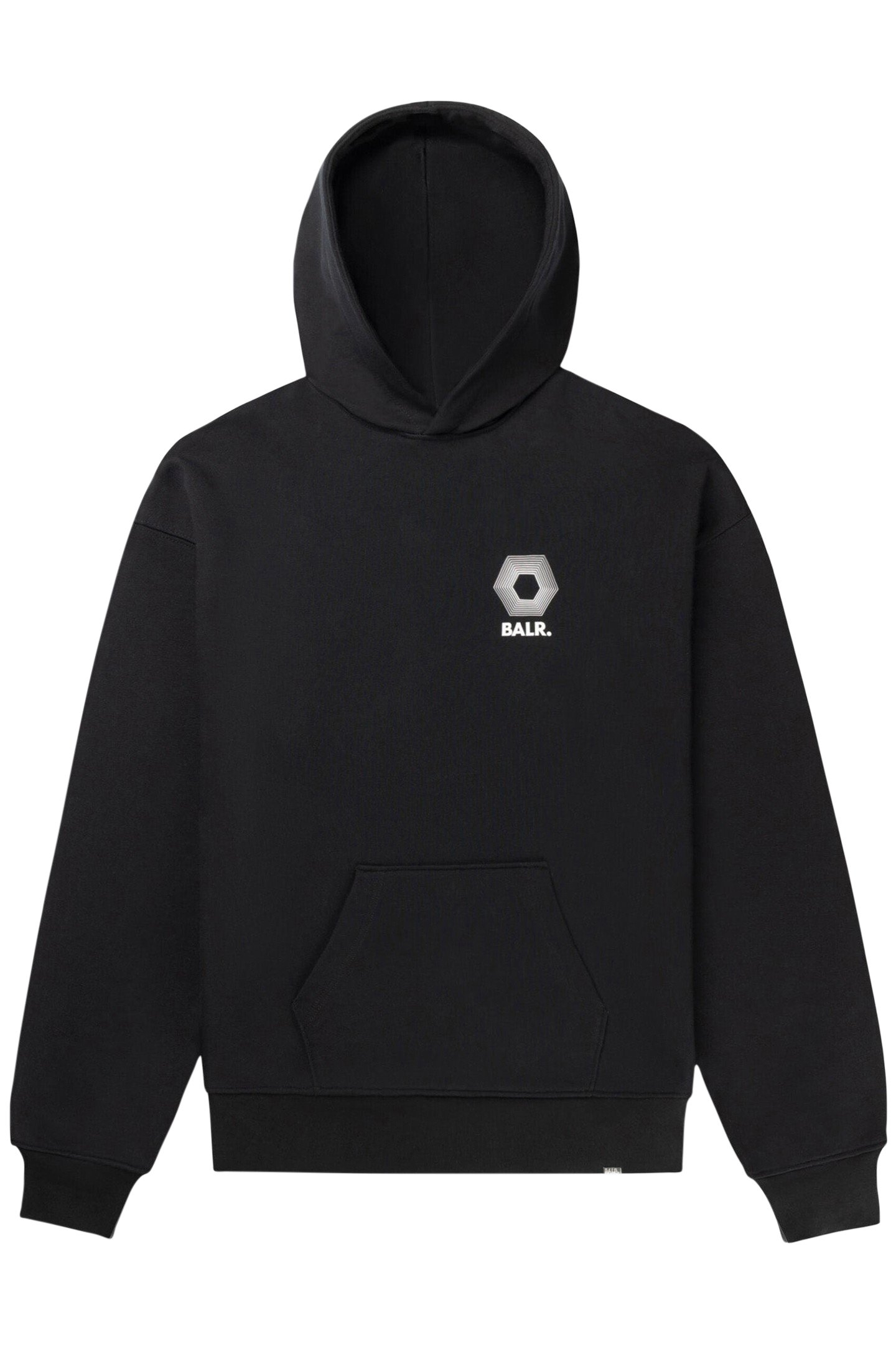 JOEY BOX HALF TRACK H2S HOODIE JET BLACK 4